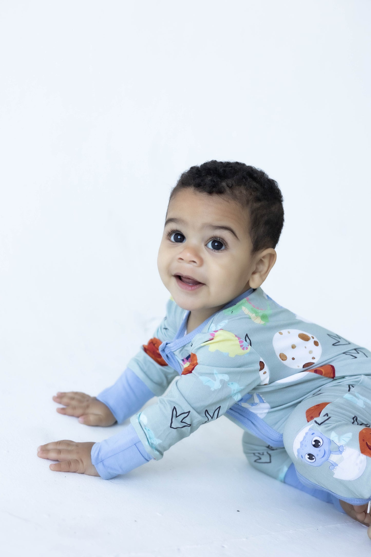 Baby Dino Hatch Bamboo Sleeper PREORDER - Bamboo My Baby