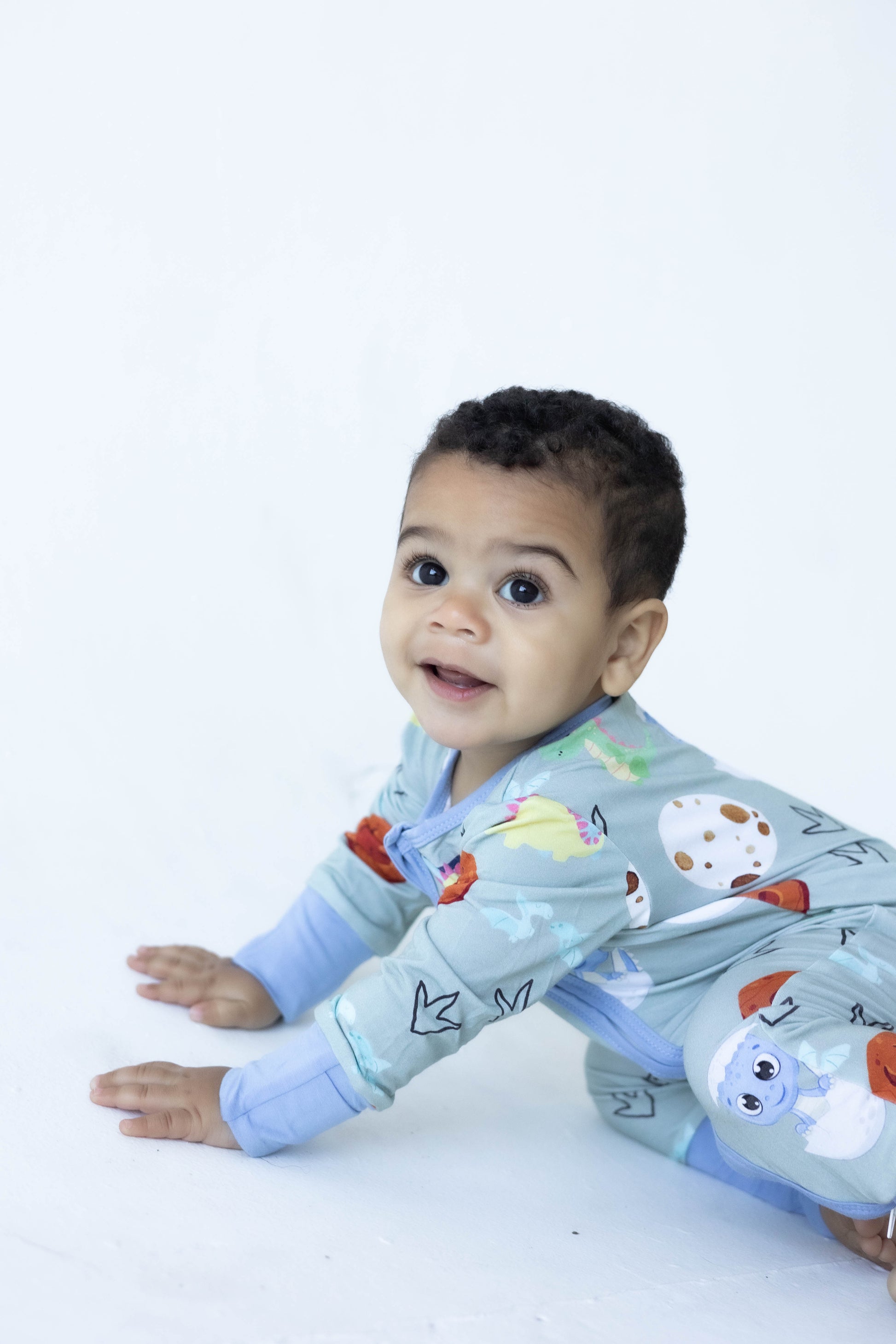 Baby Dino Hatch Bamboo Sleeper PREORDER - Bamboo My Baby