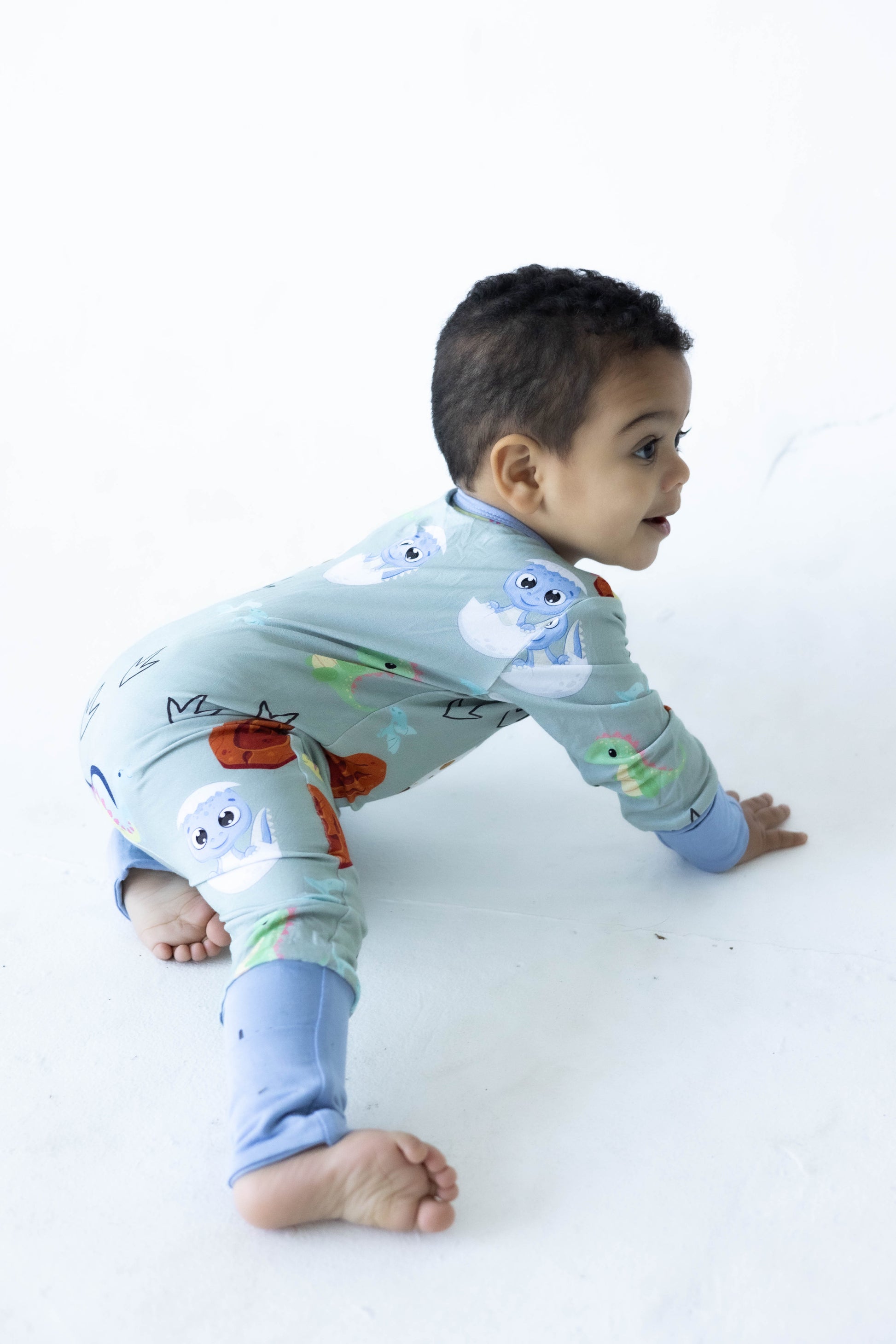 Baby Dino Hatch Bamboo Sleeper PREORDER - Bamboo My Baby