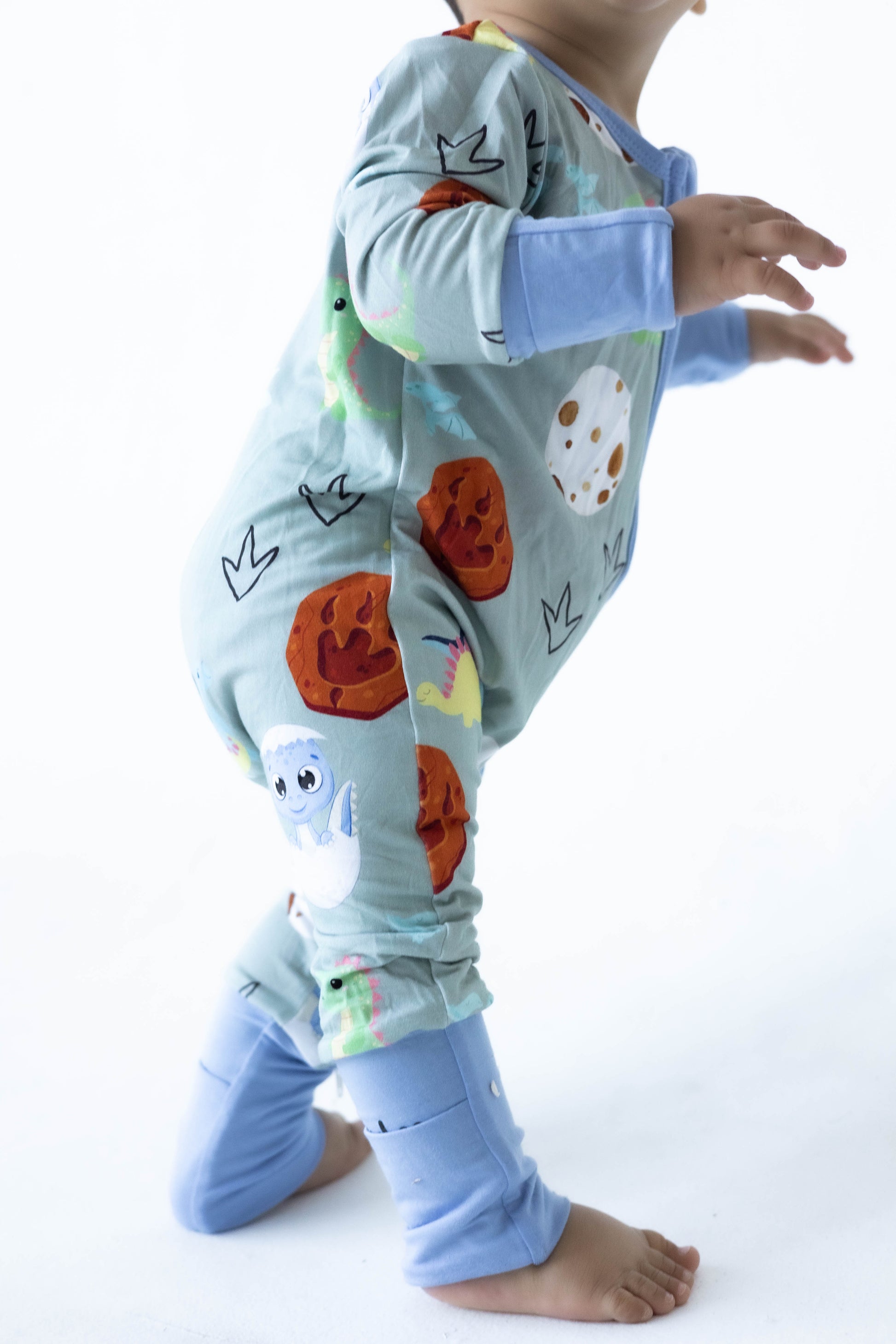 Baby Dino Hatch Bamboo Sleeper PREORDER - Bamboo My Baby