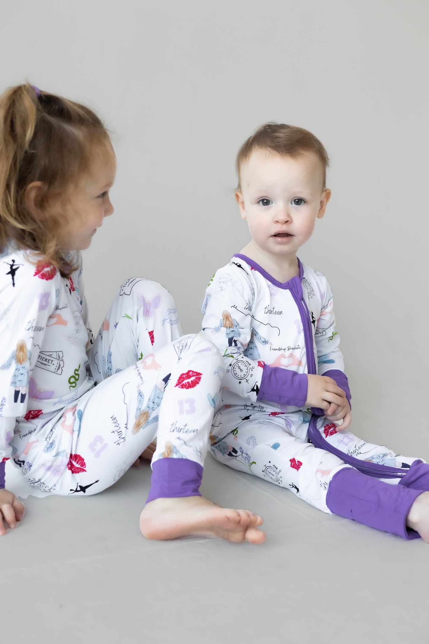 Purple Concert Bamboo Pajama Set PREORDER - Bamboo My Baby