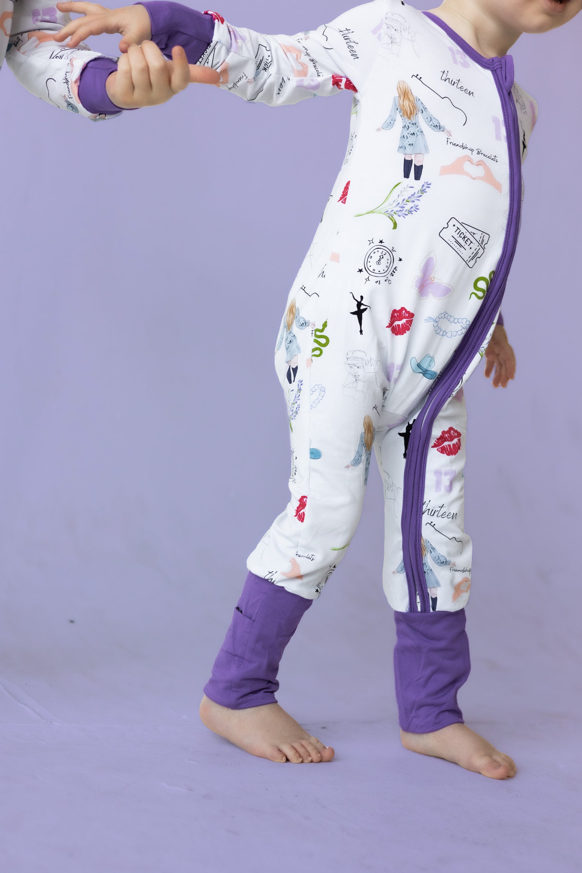 Purple Concert Bamboo Sleeper PREORDER - Bamboo My Baby