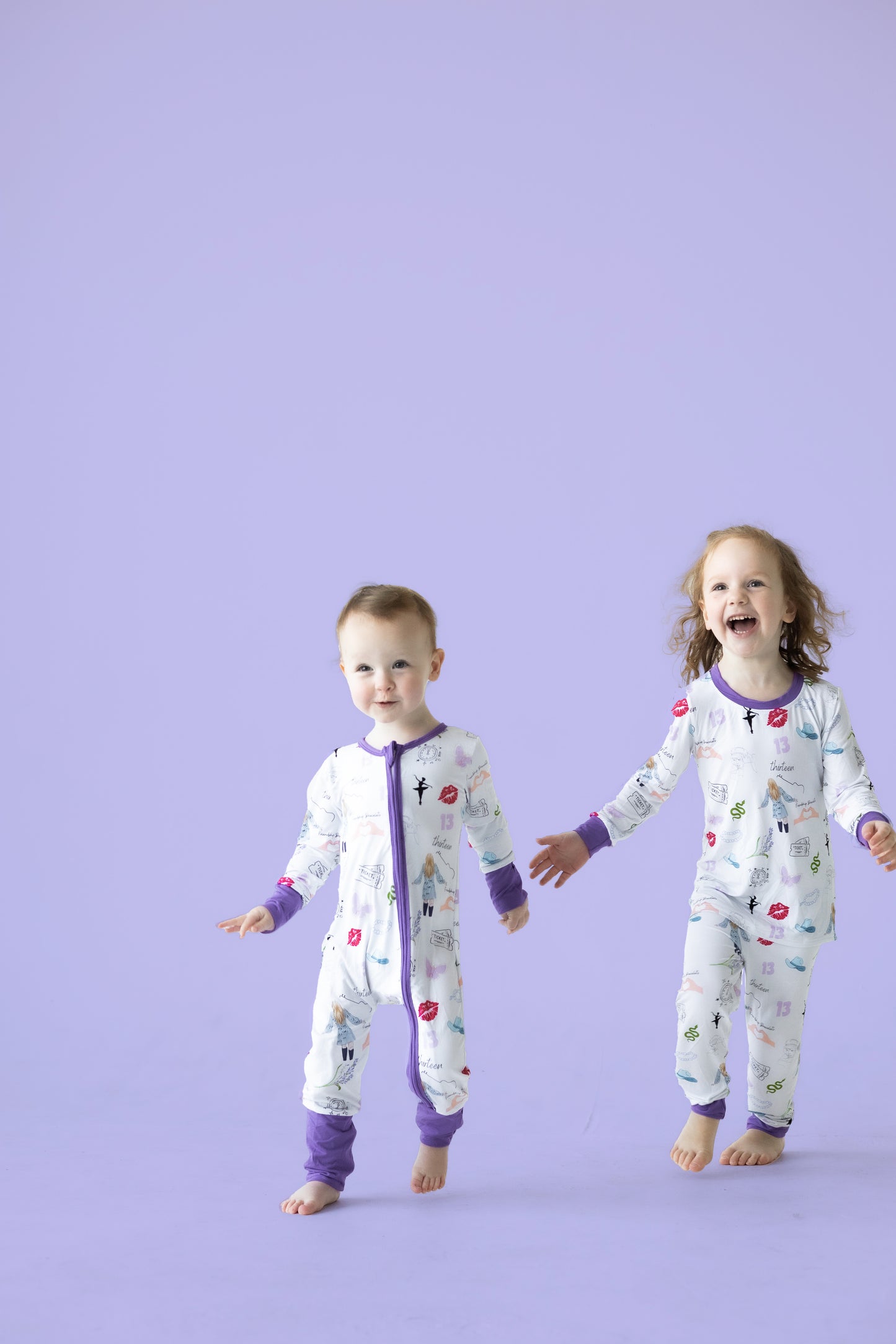 Purple Concert Bamboo Pajama Set PREORDER - Bamboo My Baby