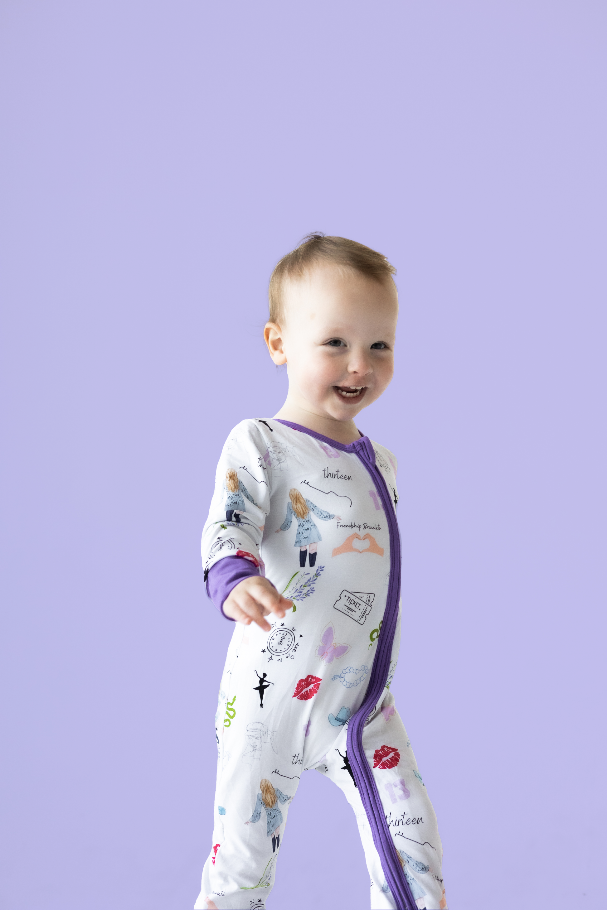 Purple Concert Bamboo Sleeper PREORDER - Bamboo My Baby