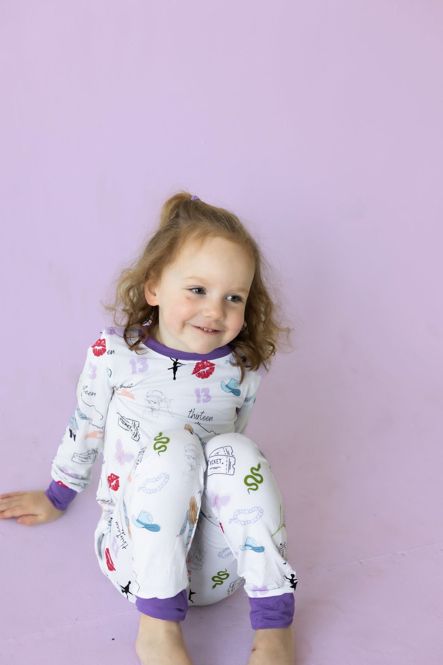 Purple Concert Bamboo Pajama Set PREORDER - Bamboo My Baby