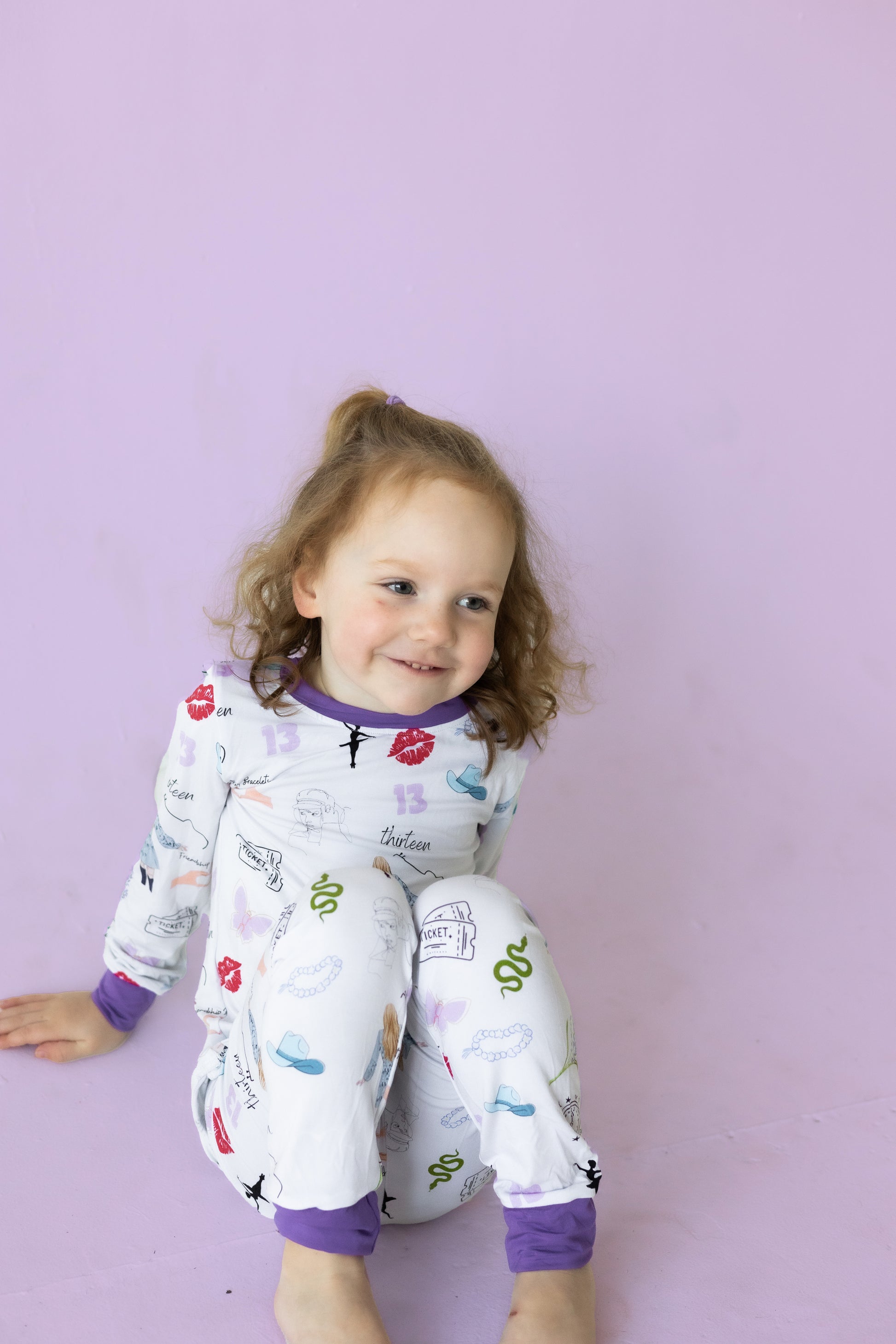 Purple Concert Bamboo Pajama Set PREORDER - Bamboo My Baby
