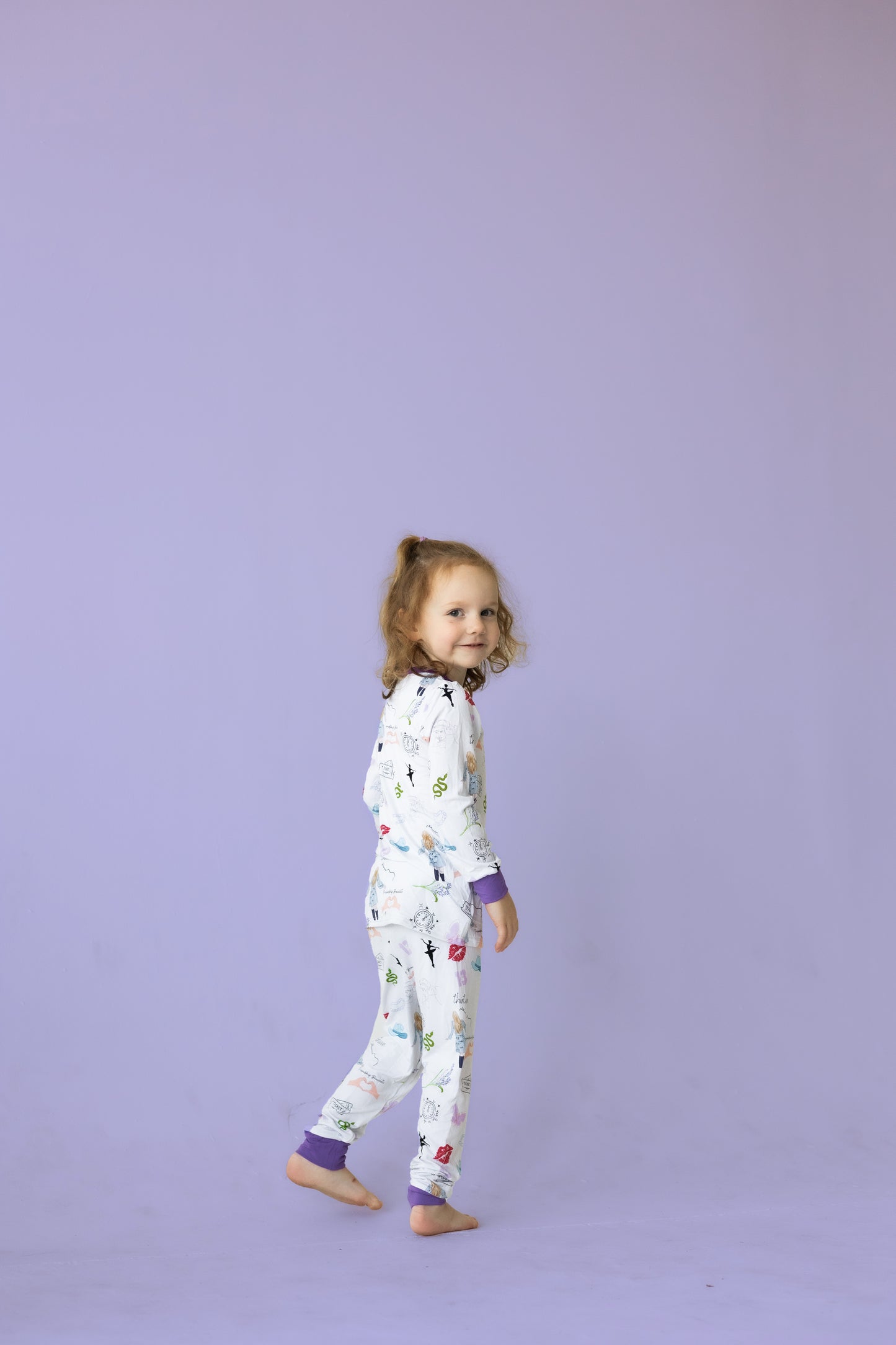 Purple Concert Bamboo Pajama Set PREORDER - Bamboo My Baby