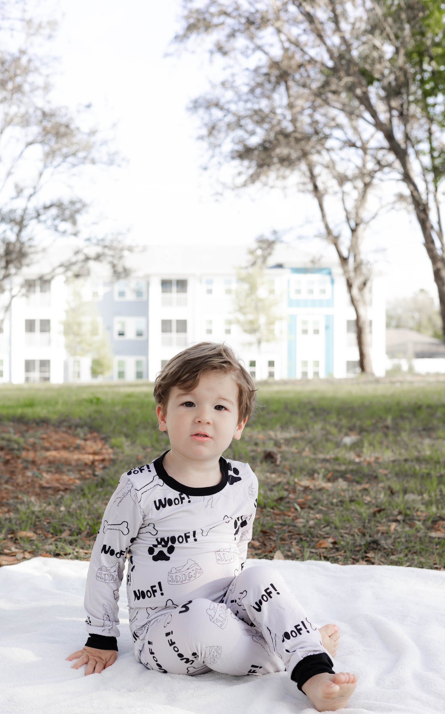 Woof! Dog Bamboo Pajama Set