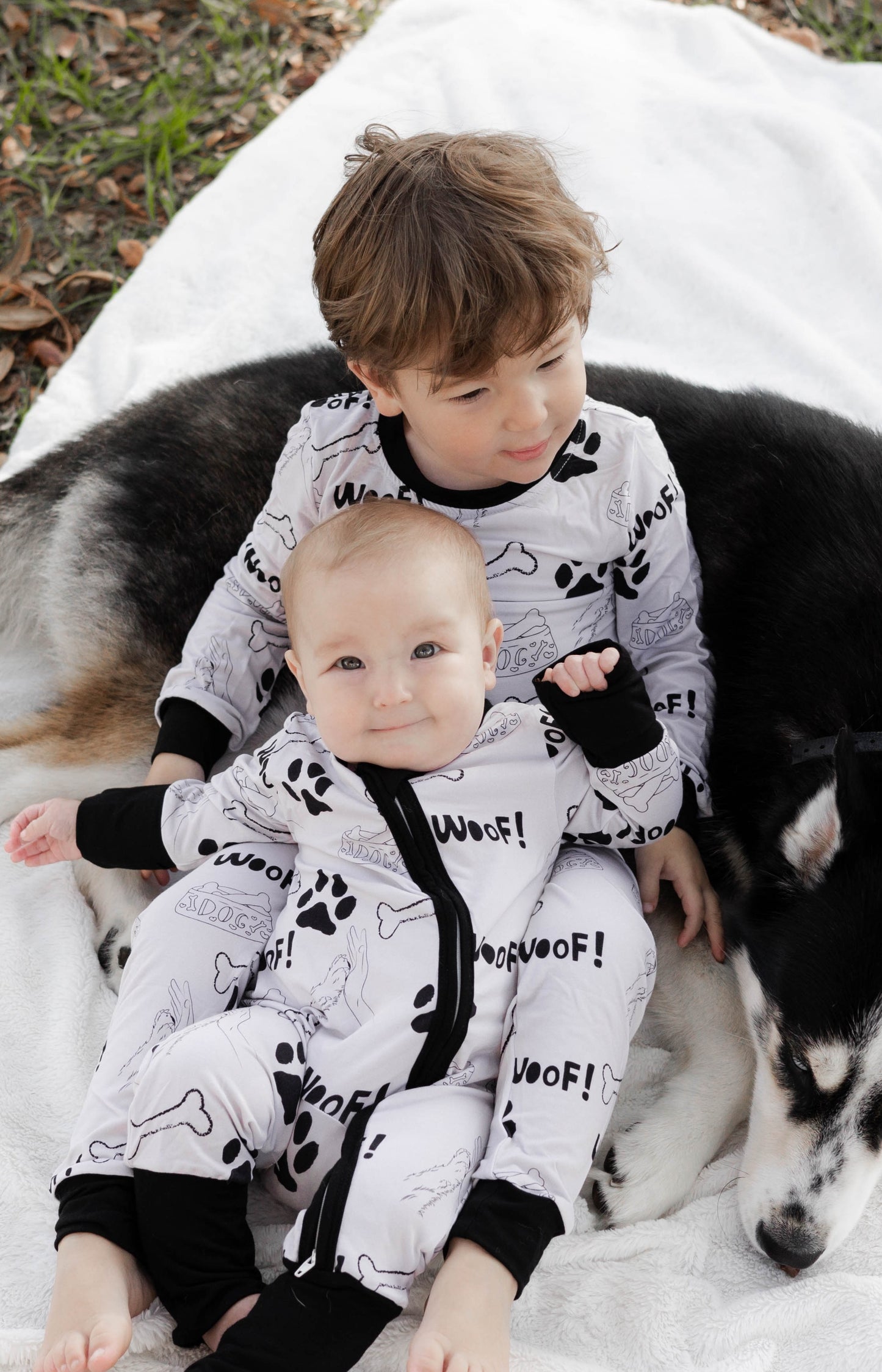 Woof! Dog Bamboo Pajama Set