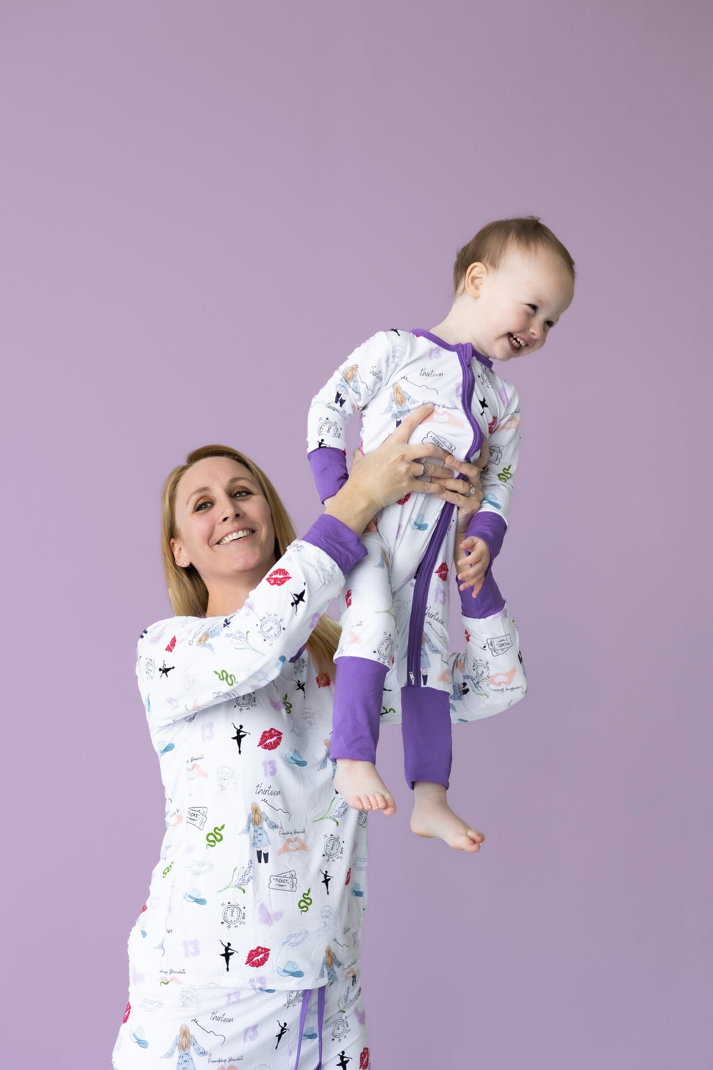 ADULT Women’s Purple Concert Bamboo Pajama Set PREORDER - Bamboo My Baby