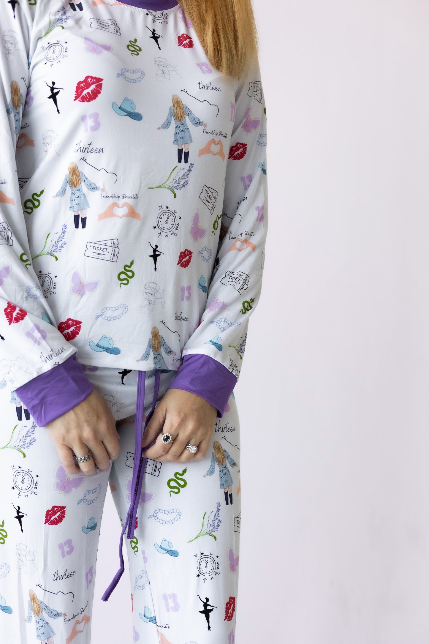 ADULT Women’s Purple Concert Bamboo Pajama Set PREORDER - Bamboo My Baby