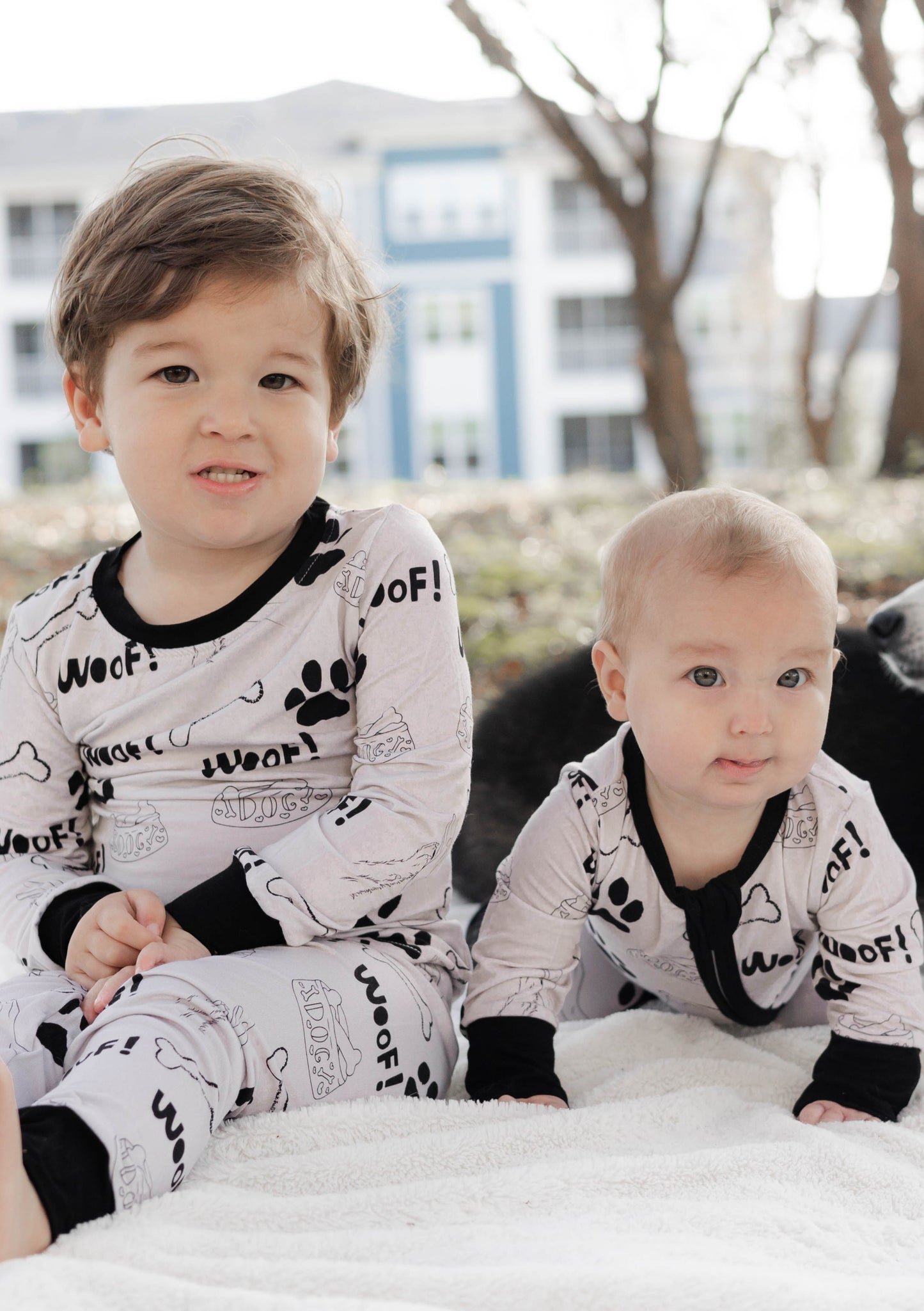 Woof! Dog Bamboo Pajama Set