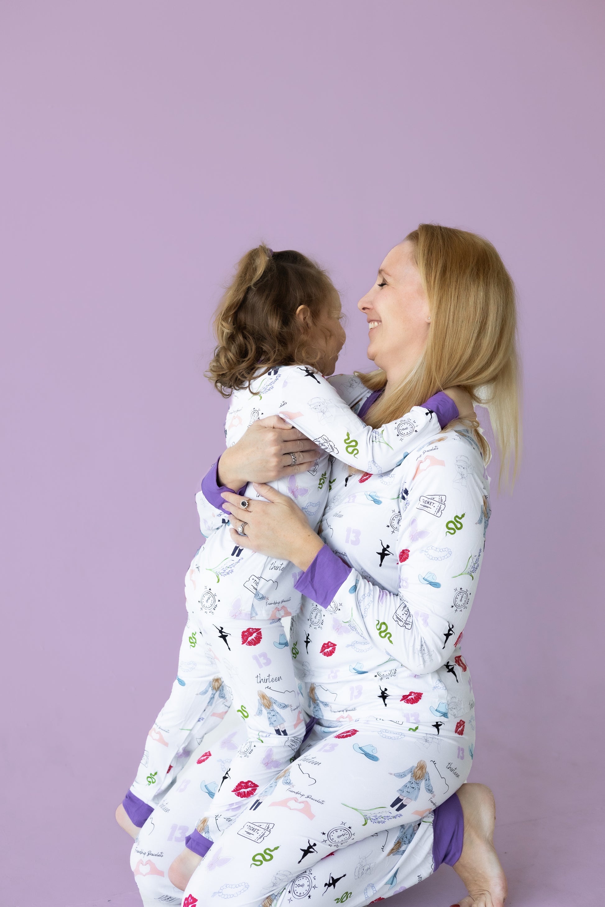 Purple Concert Bamboo Pajama Set PREORDER - Bamboo My Baby