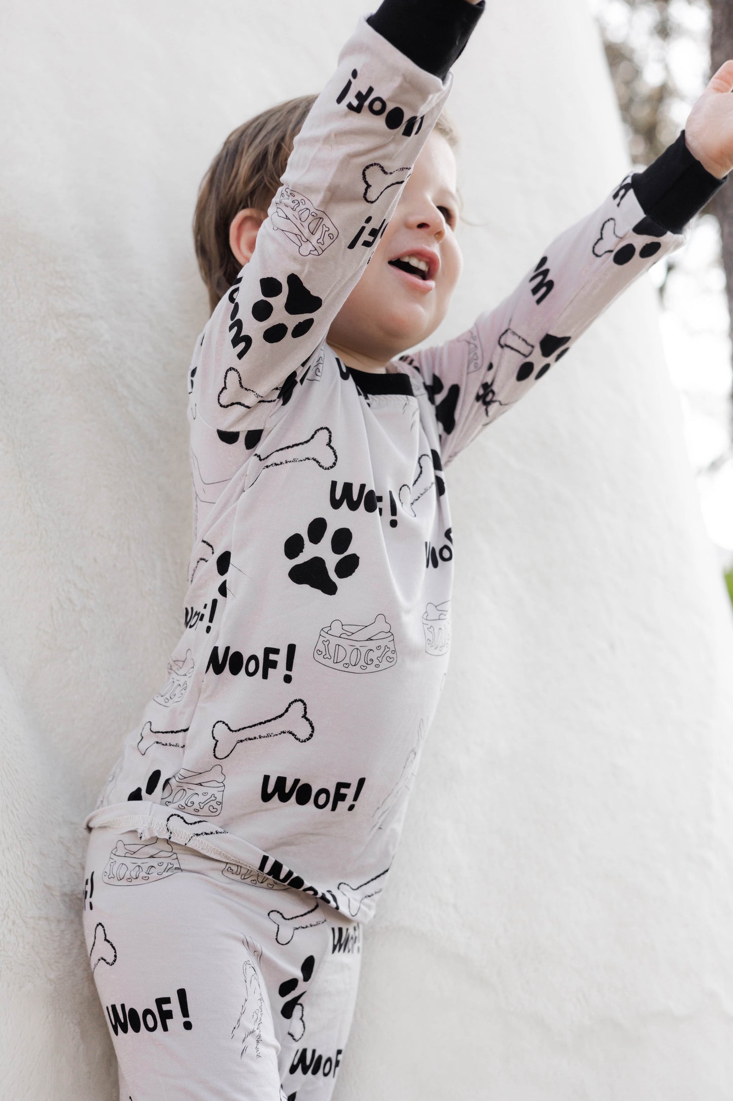 Woof! Dog Bamboo Pajama Set