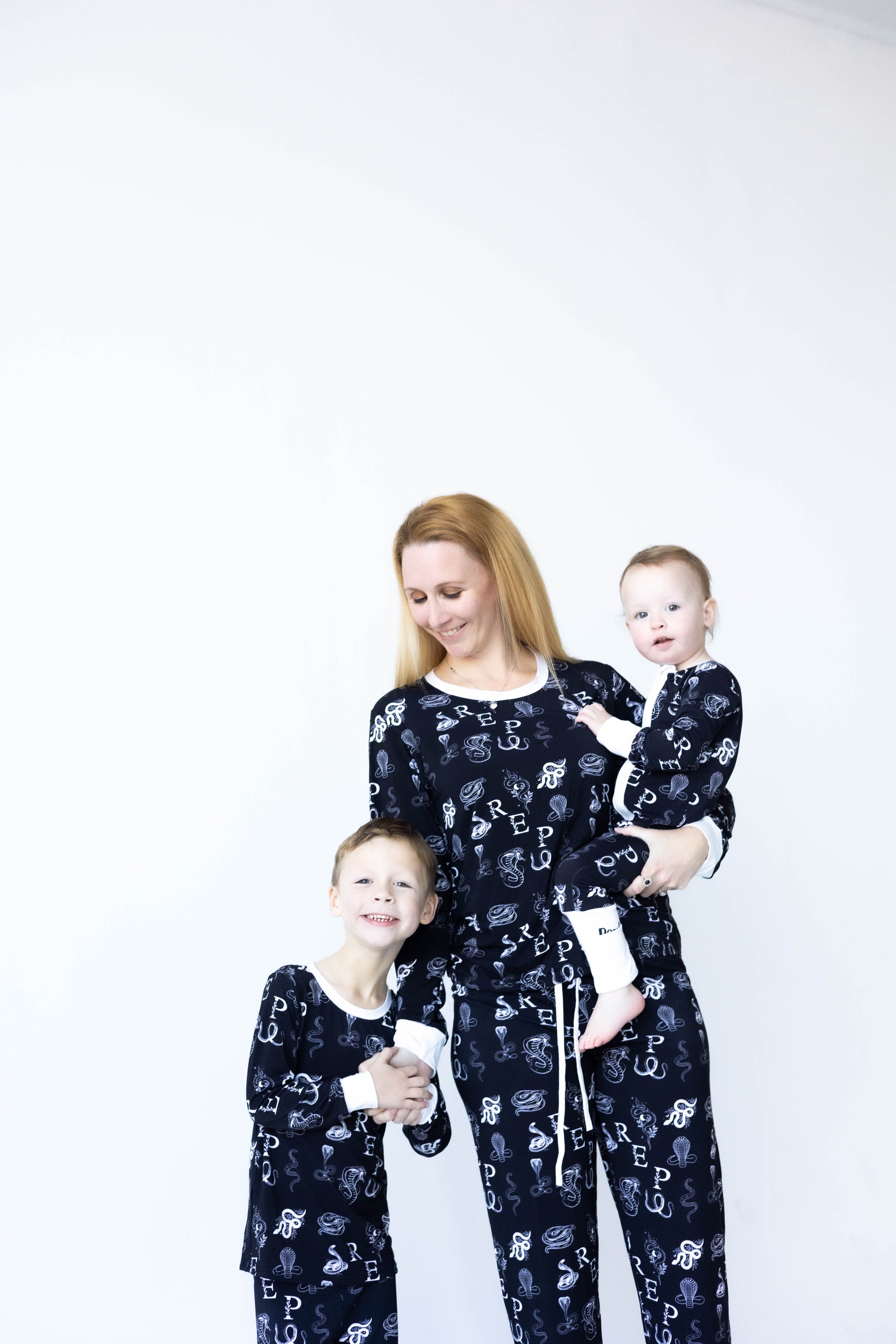 ADULT Women's Black Snakes Bamboo Pajama Set PREORDER - Bamboo My Baby