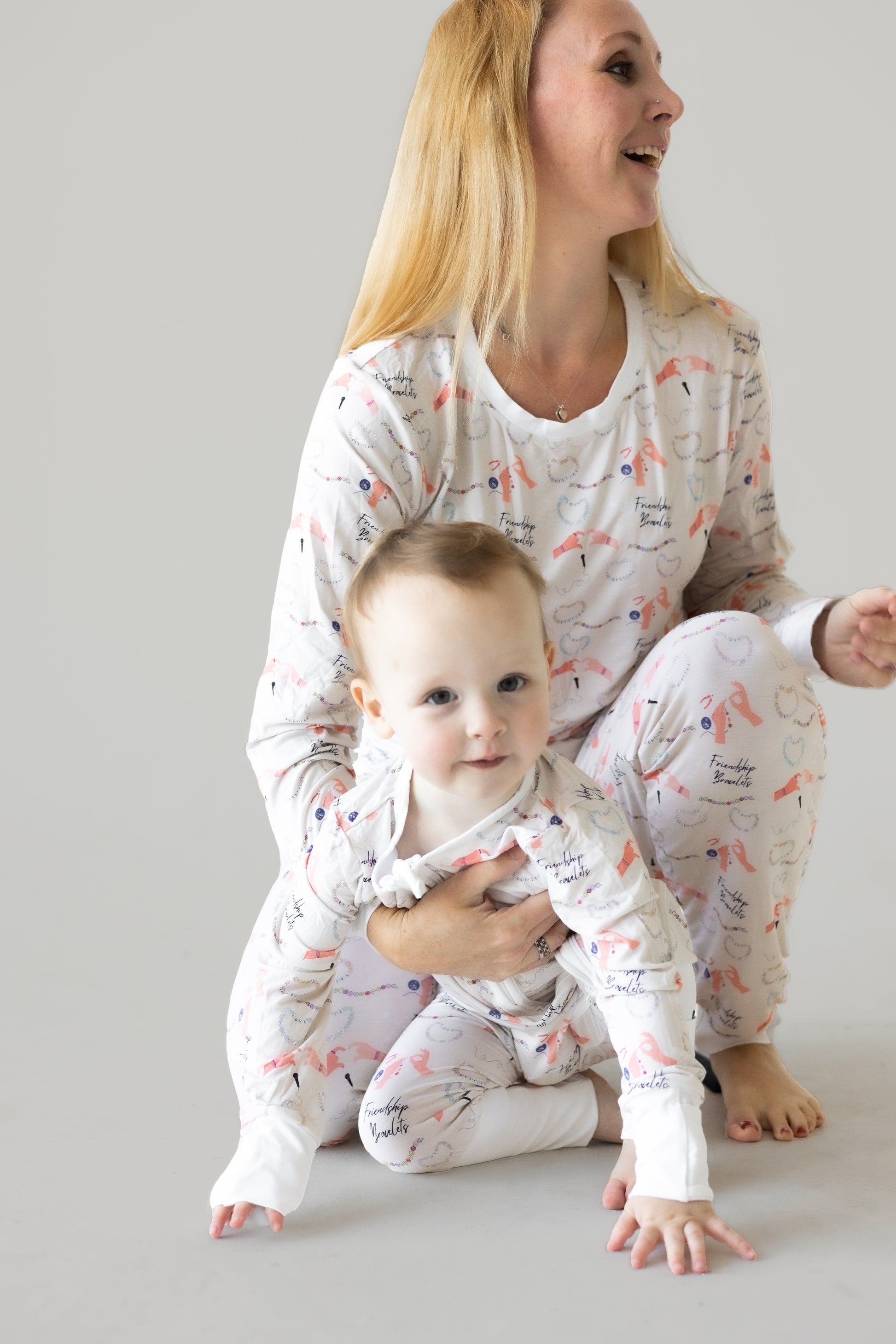 ADULT Women's Friendship Bracelets Bamboo Pajama Set PREORDER - Bamboo My Baby