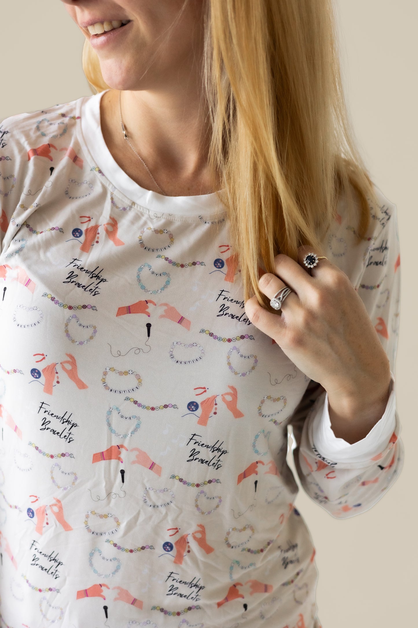 ADULT Women's Friendship Bracelets Bamboo Pajama Set PREORDER - Bamboo My Baby