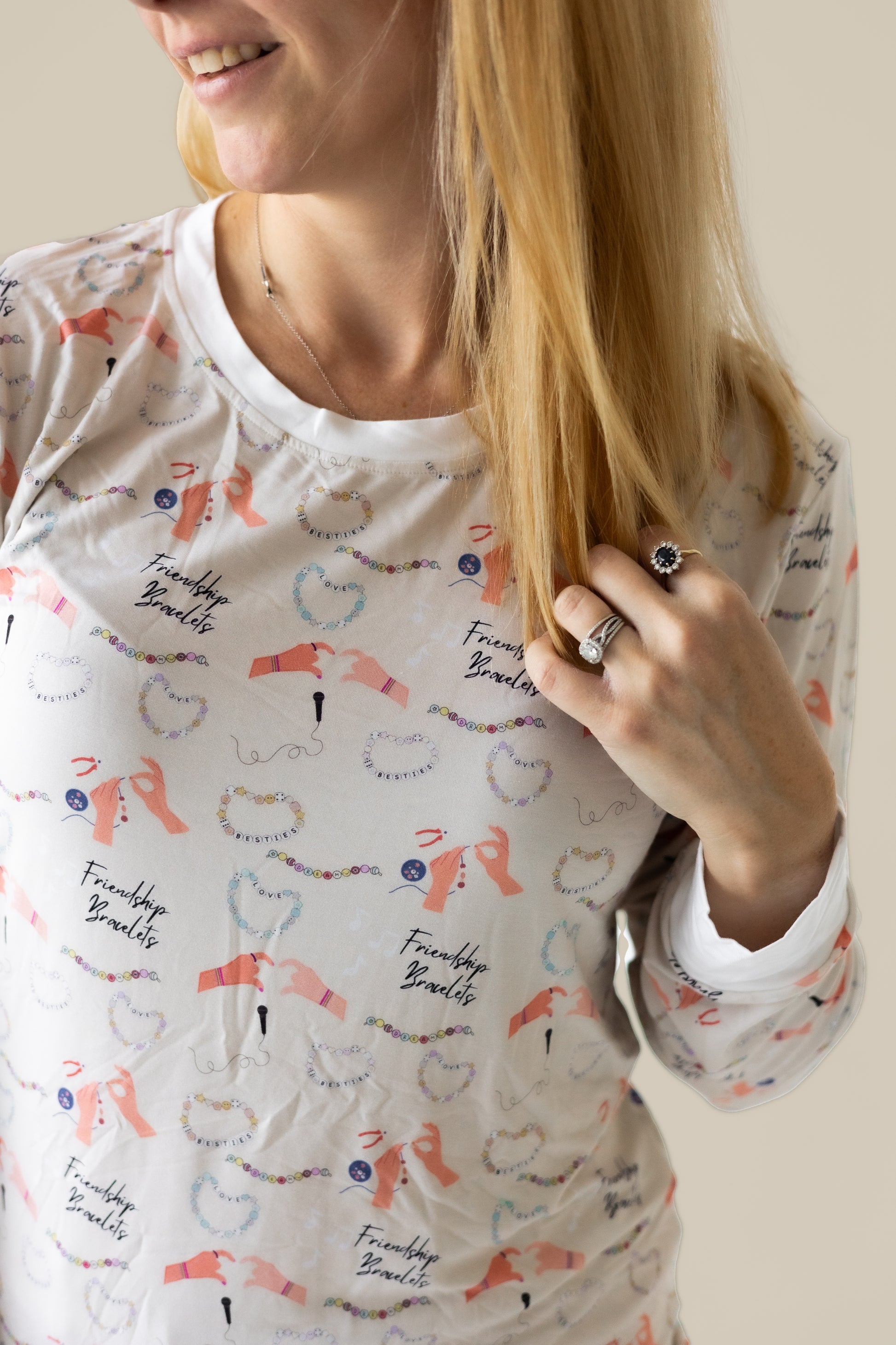 ADULT Women's Friendship Bracelets Bamboo Pajama Set PREORDER - Bamboo My Baby