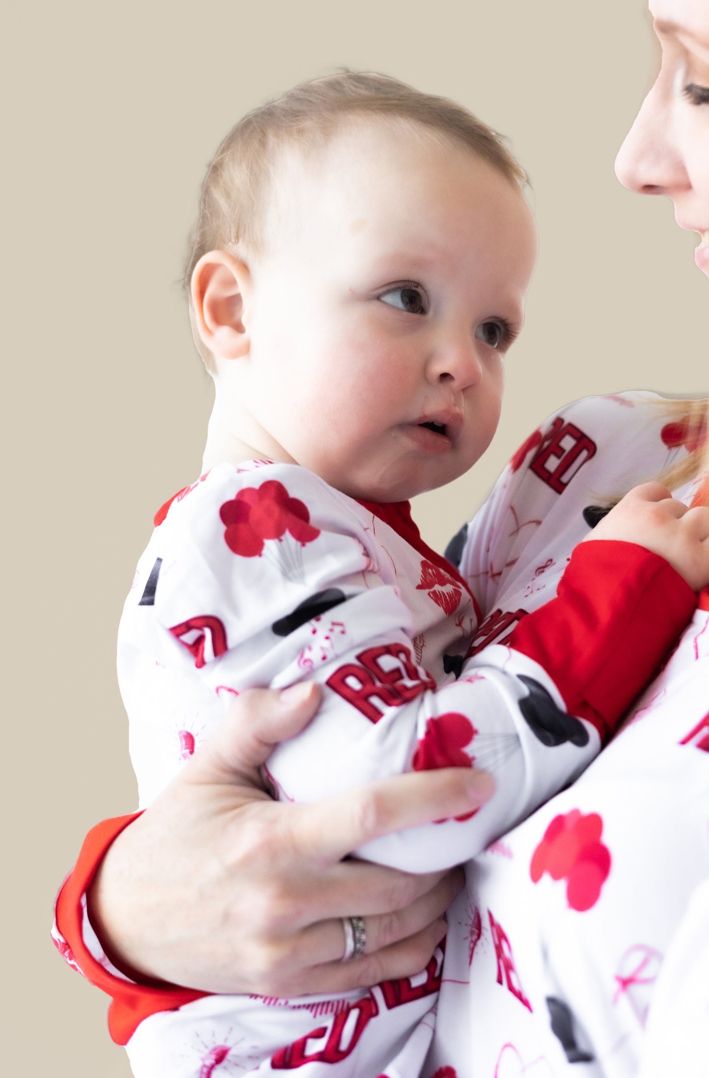 Red Lipstick Bamboo Sleeper PREORDER - Bamboo My Baby