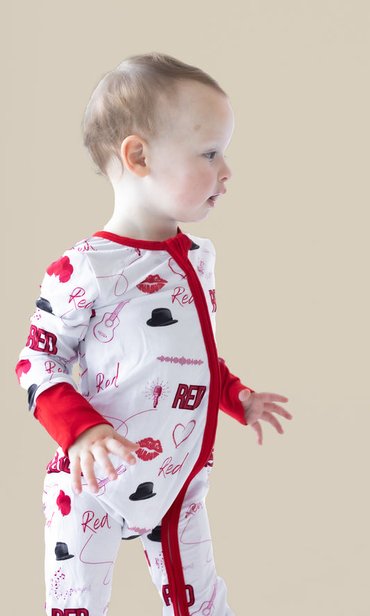 Red Lipstick Bamboo Sleeper PREORDER - Bamboo My Baby