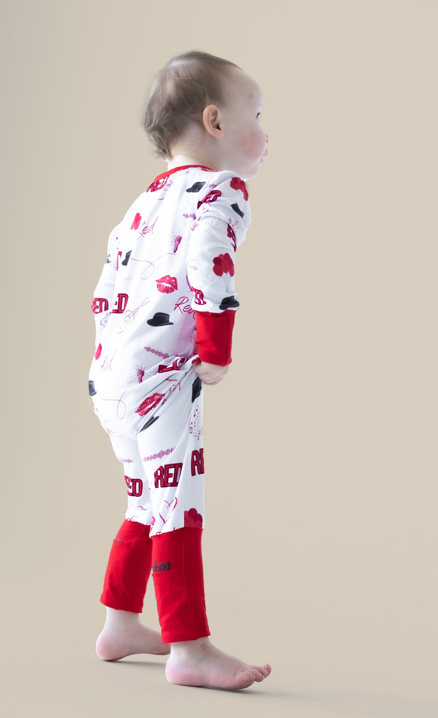 Red Lipstick Bamboo Sleeper PREORDER - Bamboo My Baby