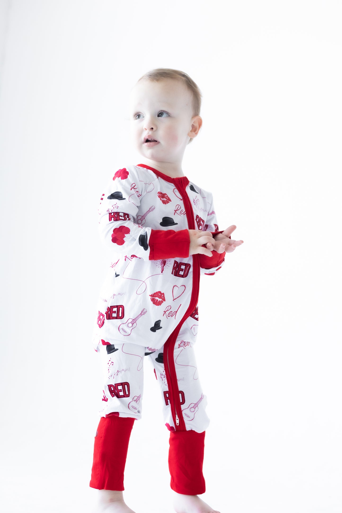 Red Lipstick Bamboo Sleeper PREORDER - Bamboo My Baby