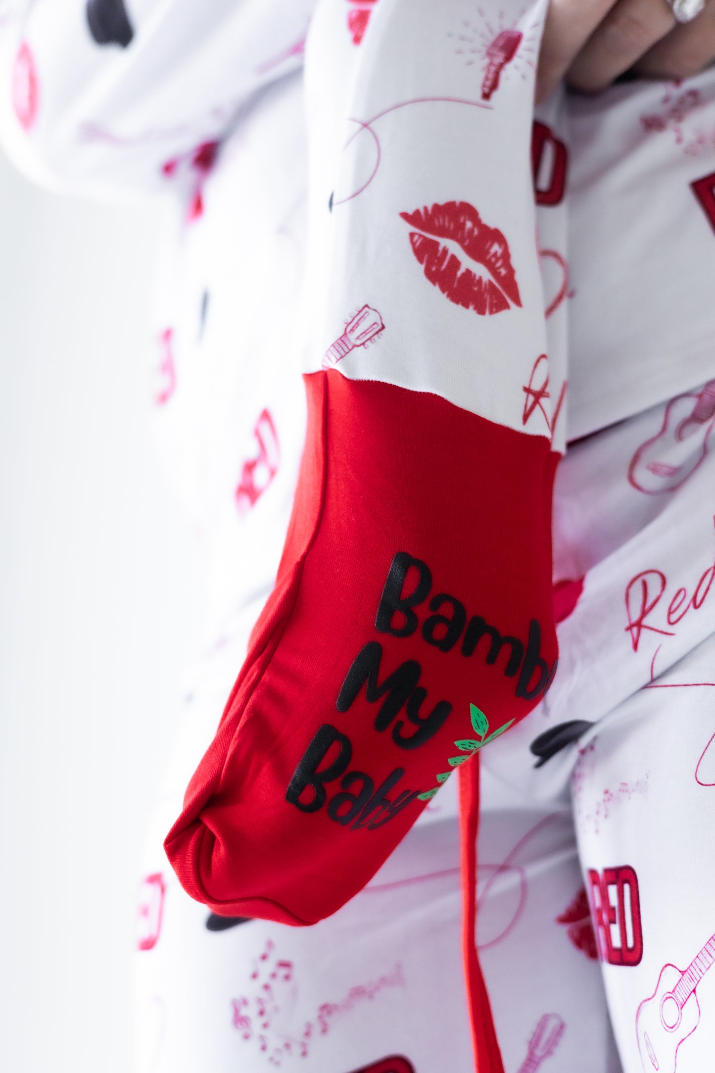 Red Lipstick Bamboo Sleeper PREORDER - Bamboo My Baby