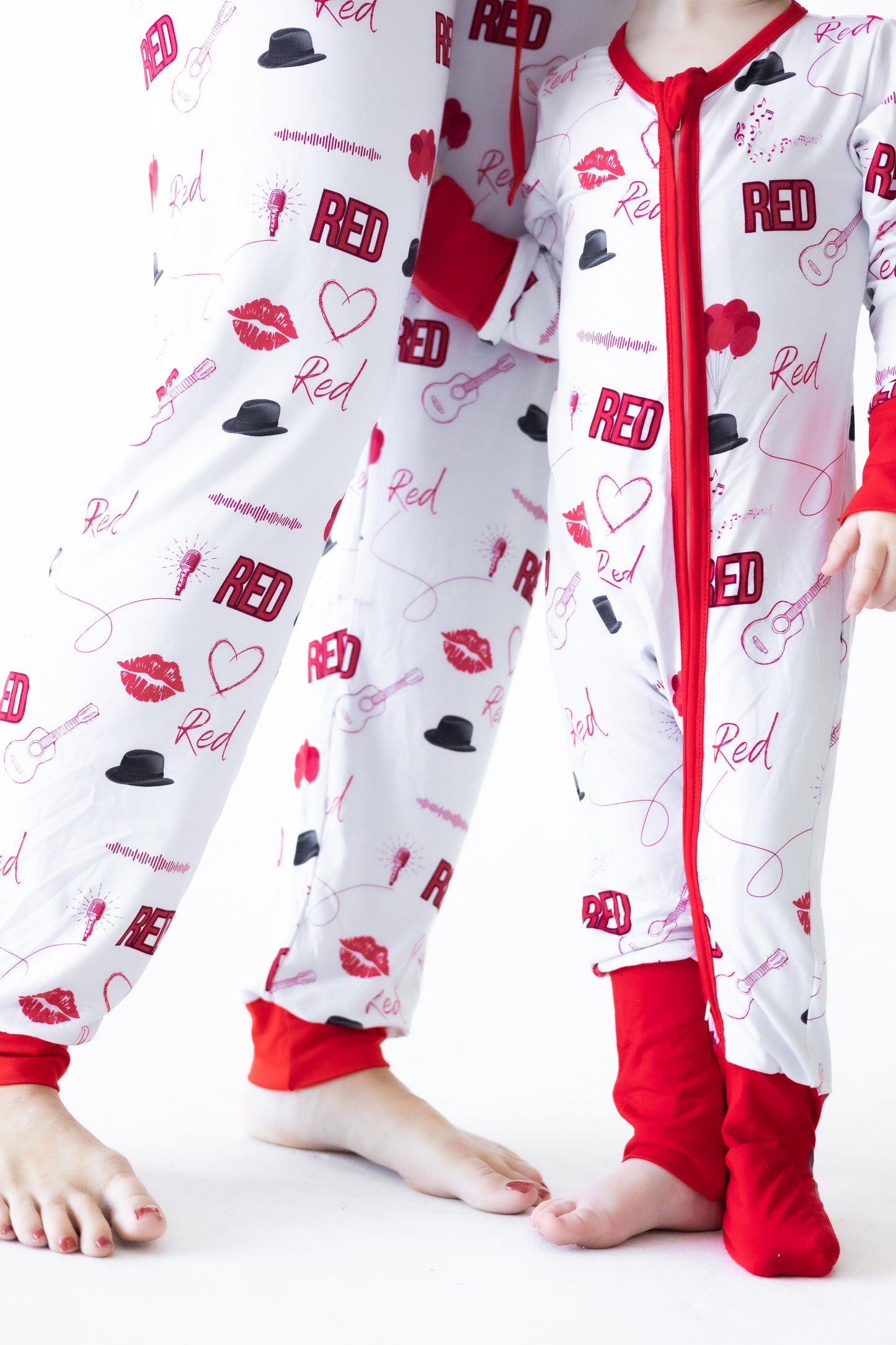 ADULT Women's Red Lipstick Bamboo Pajama Set PREORDER - Bamboo My Baby