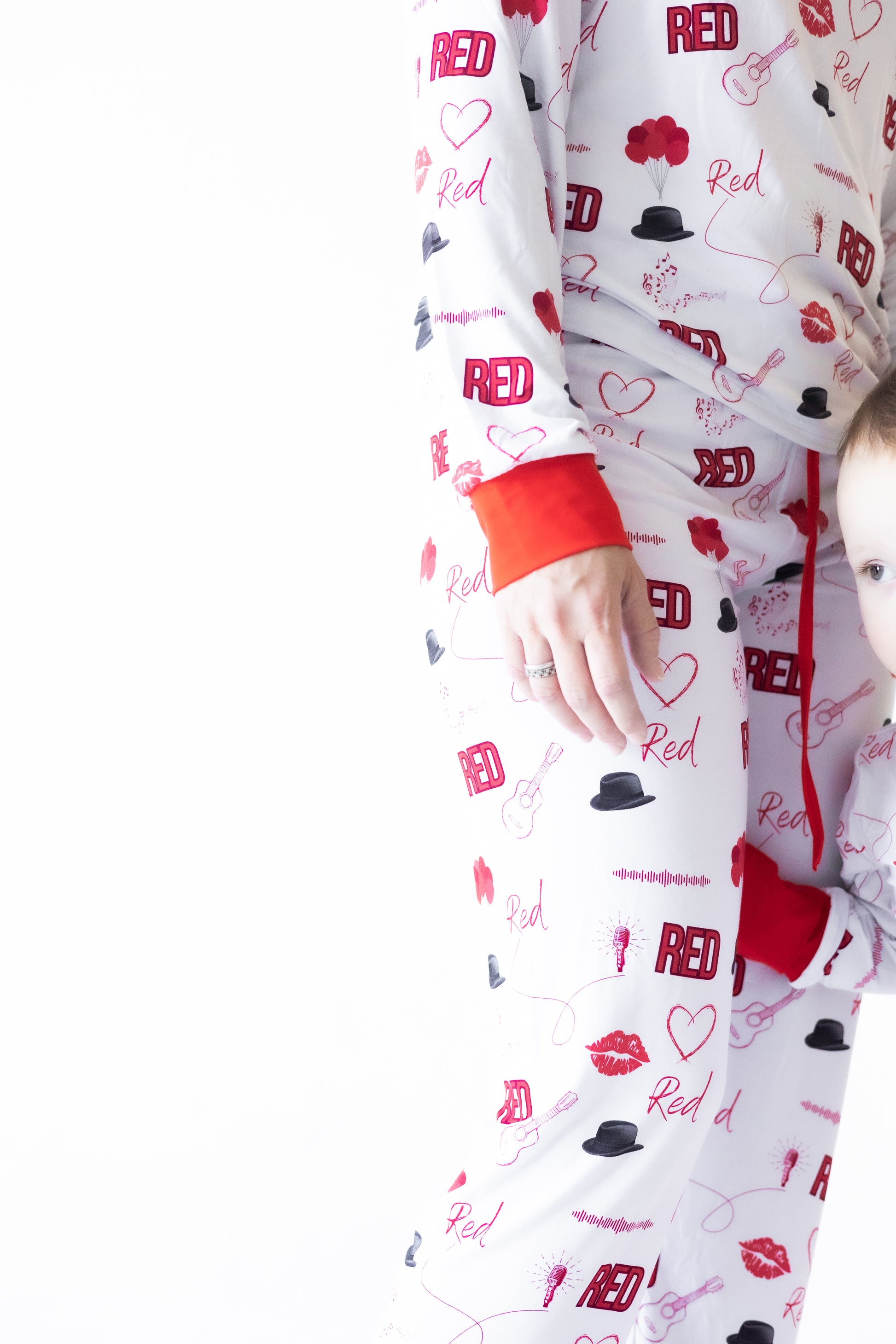 ADULT Women's Red Lipstick Bamboo Pajama Set PREORDER - Bamboo My Baby