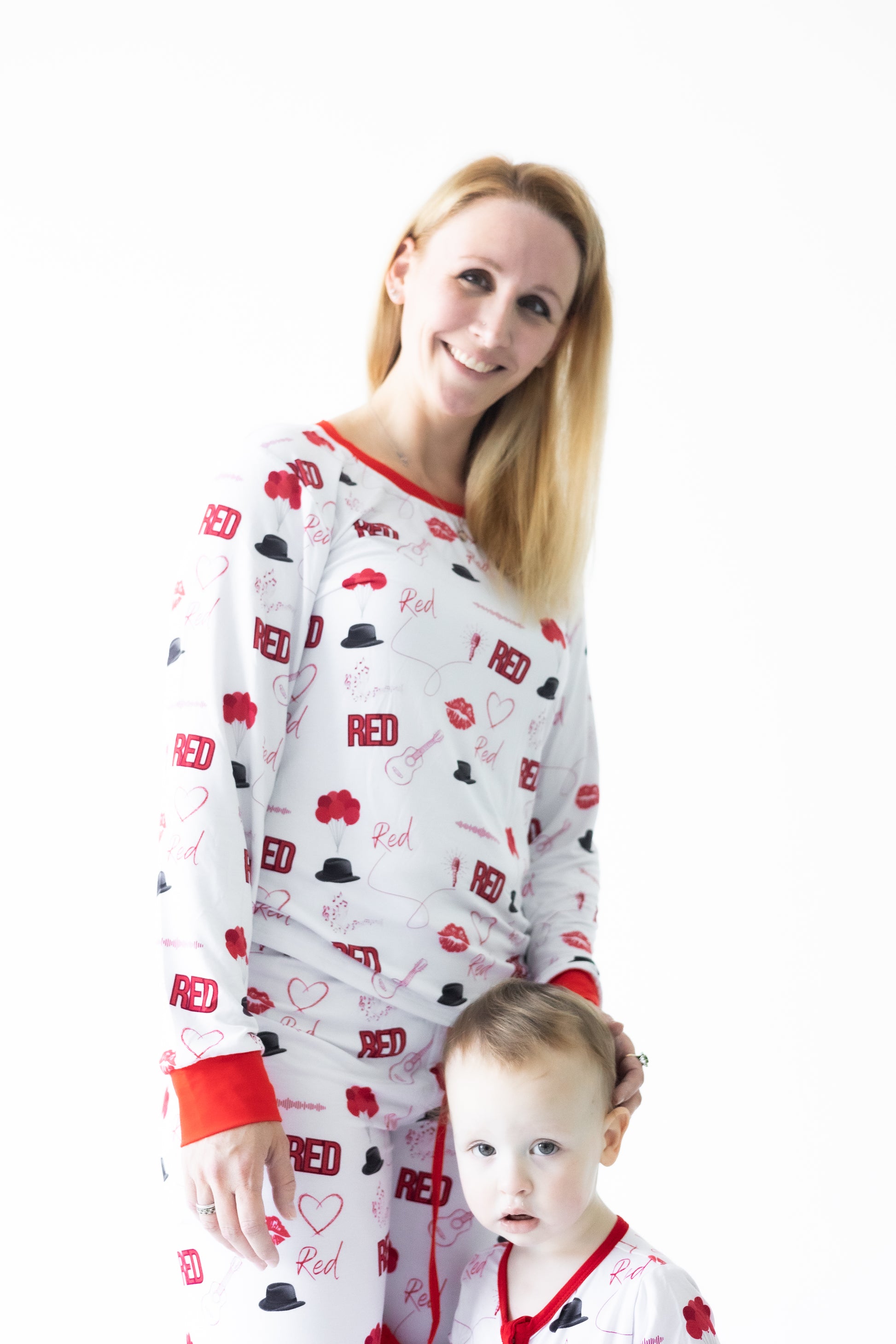 ADULT Women's Red Lipstick Bamboo Pajama Set PREORDER - Bamboo My Baby