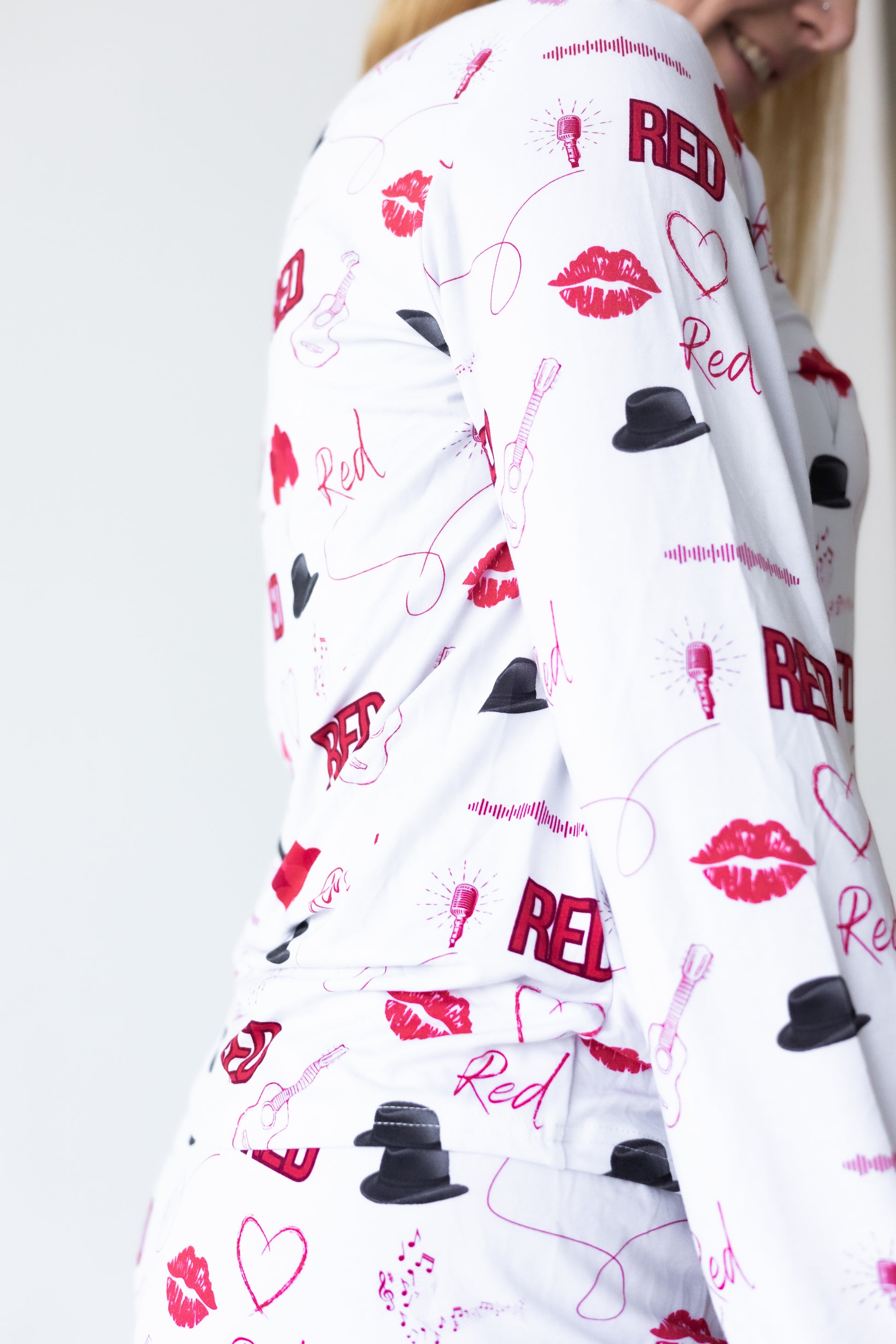 ADULT Women's Red Lipstick Bamboo Pajama Set PREORDER - Bamboo My Baby