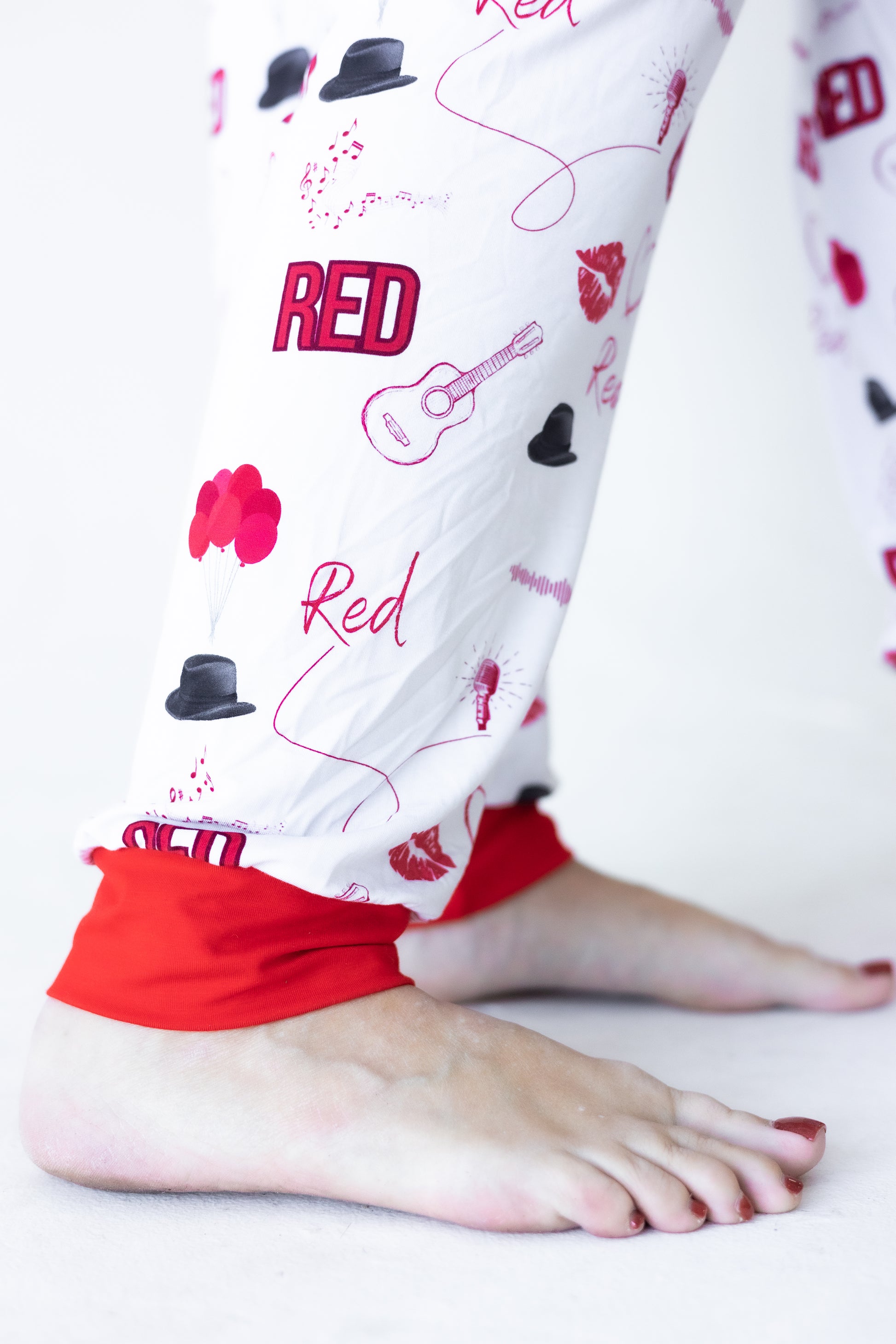ADULT Women's Red Lipstick Bamboo Pajama Set PREORDER - Bamboo My Baby