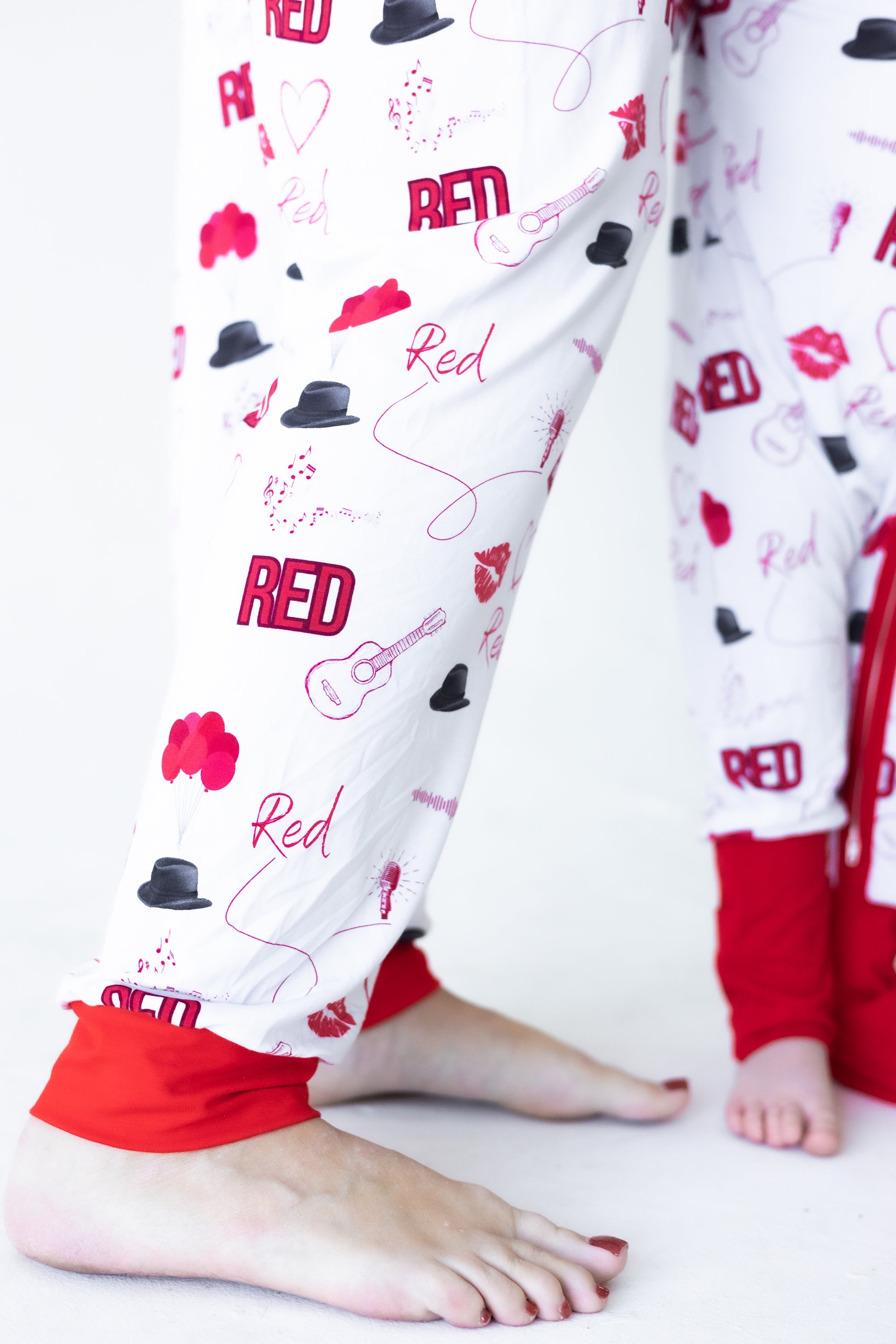 ADULT Women's Red Lipstick Bamboo Pajama Set PREORDER - Bamboo My Baby