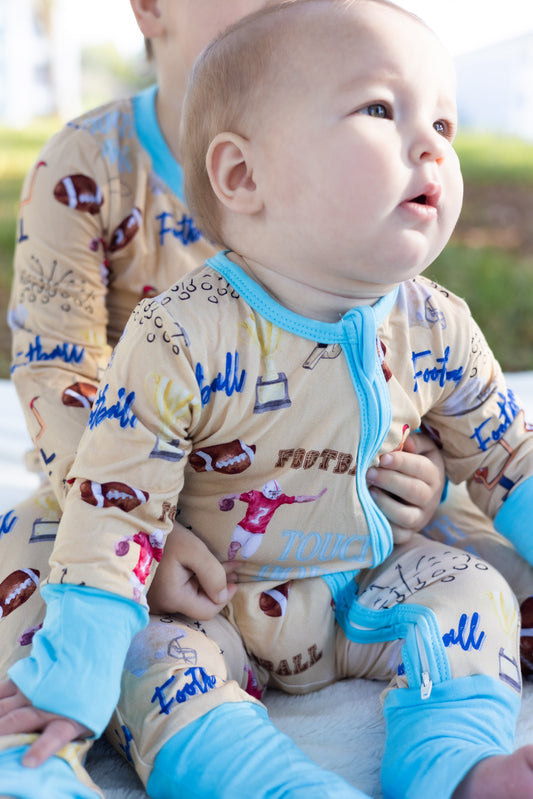 Football Touchdown Bamboo Sleeper