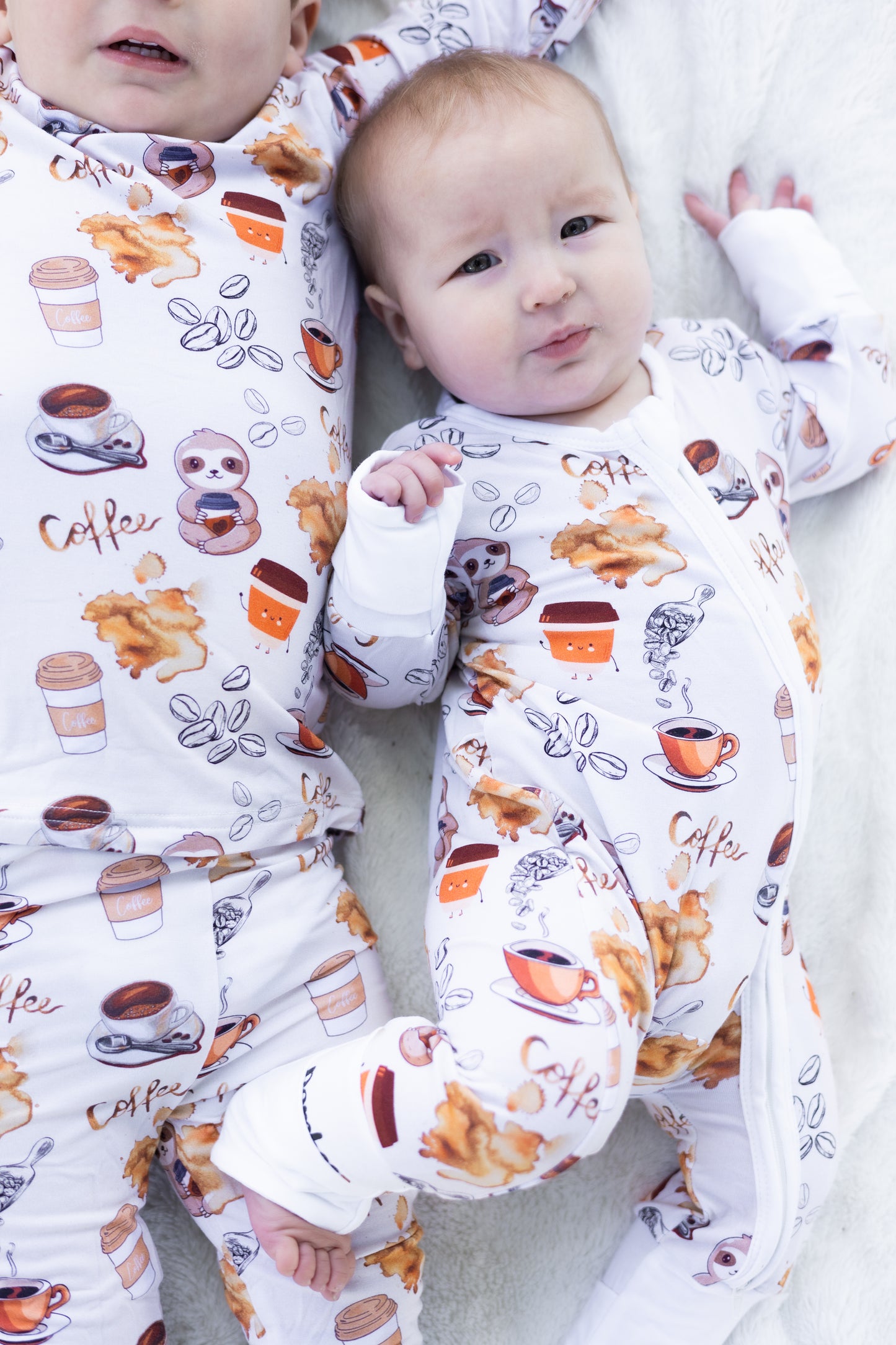Coffee Beans Bamboo Pajama Set