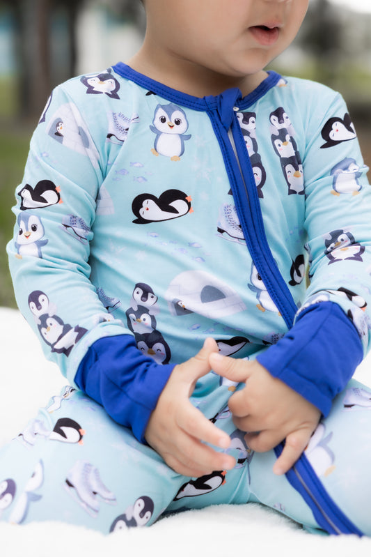 Penguin Ice Skater Bamboo Sleeper