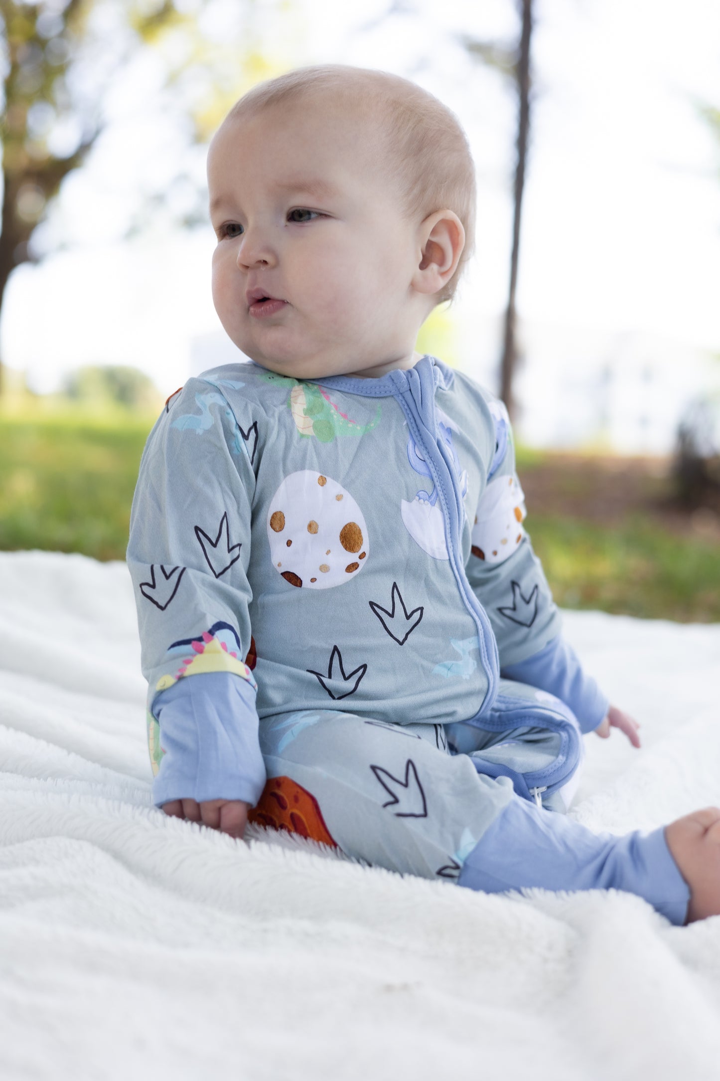 Baby Dino Hatch Bamboo Sleeper