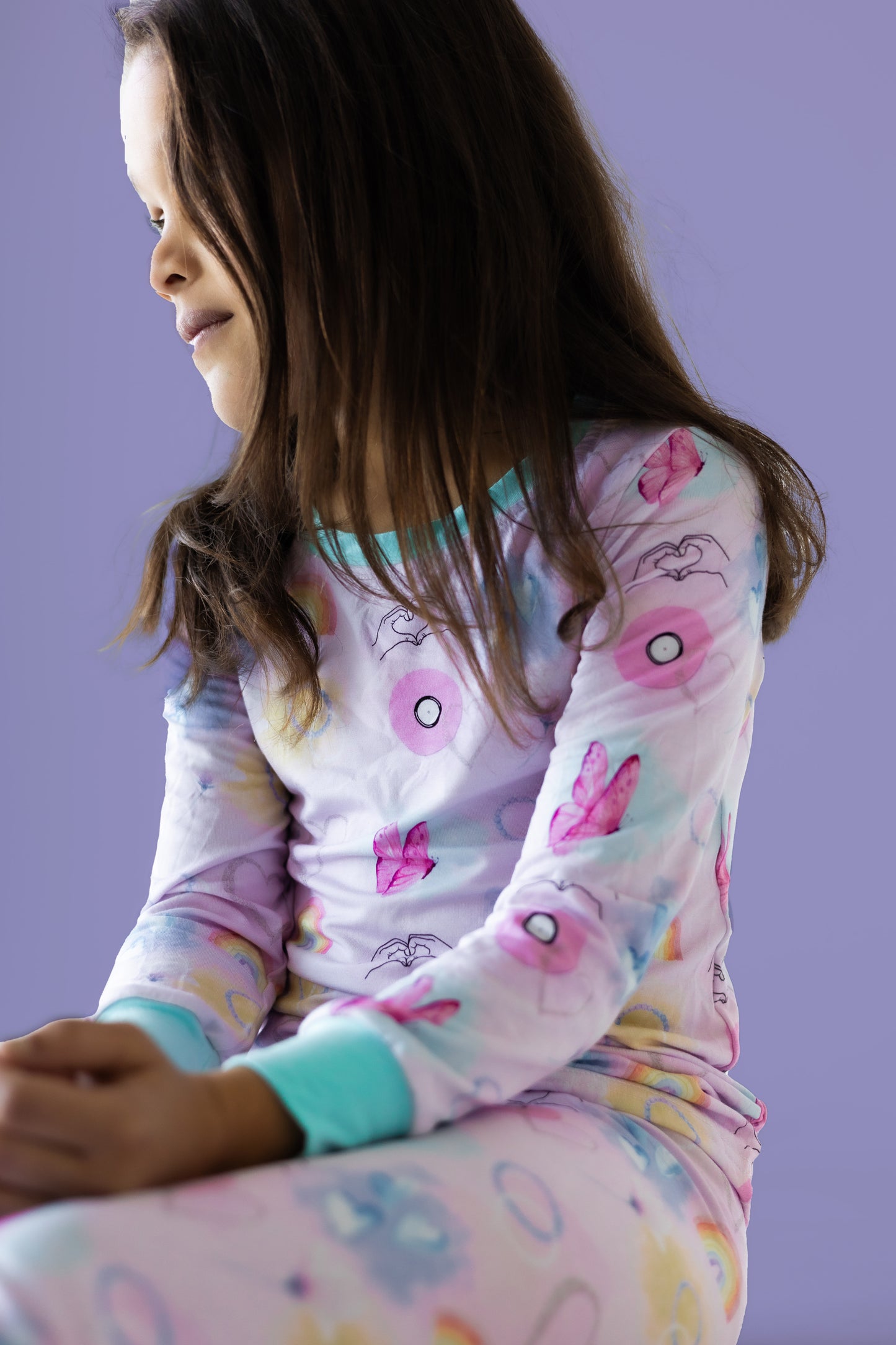 Vinyls & Butterflies Bamboo Pajama Set PREORDER - Bamboo My Baby