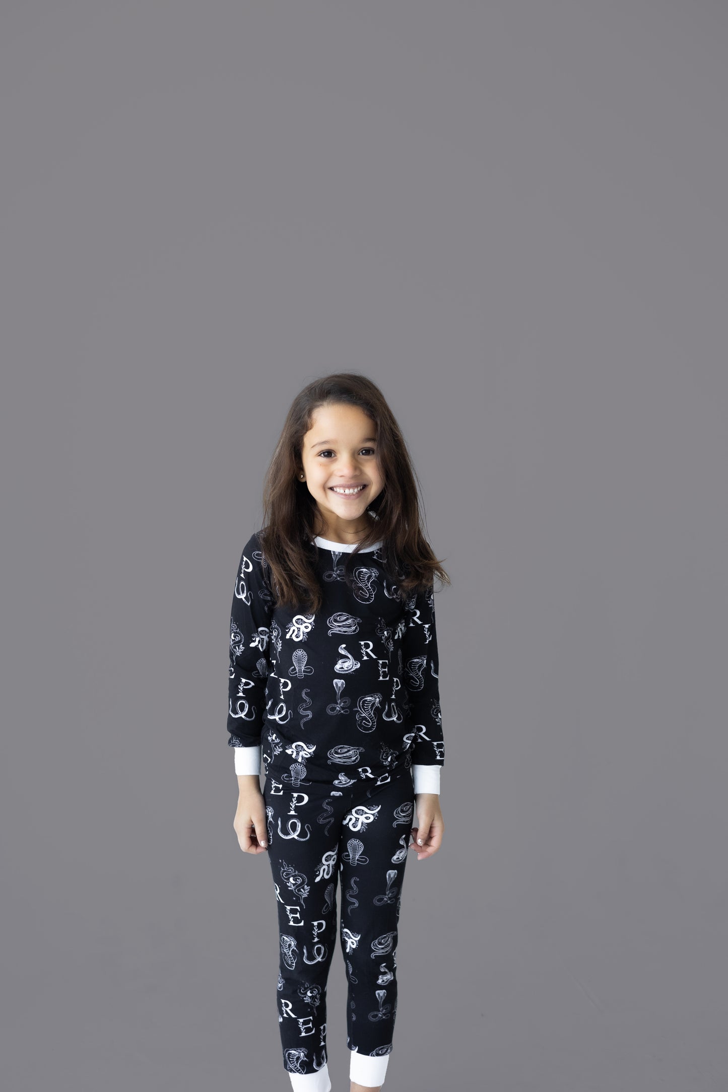 Black Snakes Bamboo Pajama Set PREORDER - Bamboo My Baby