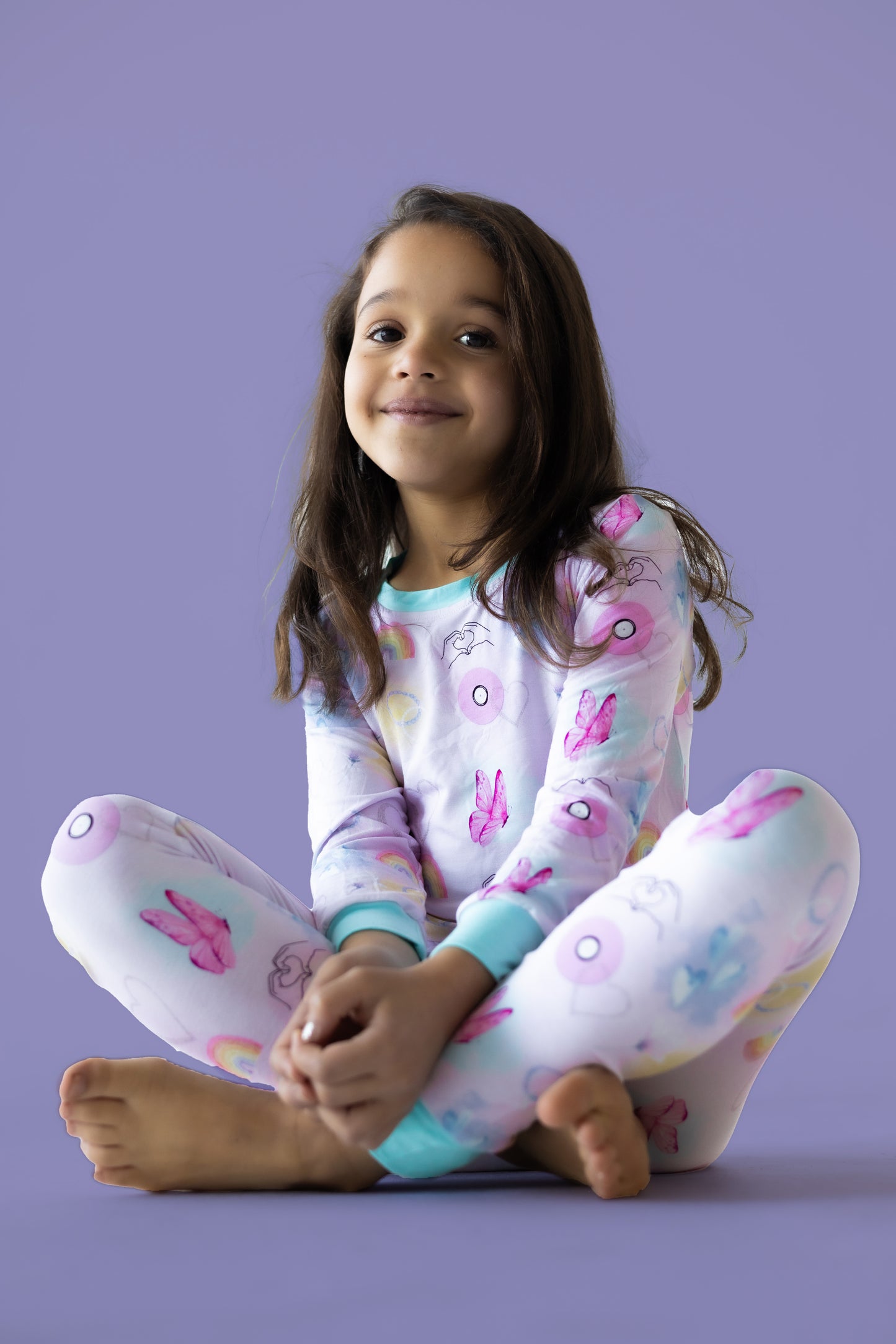Vinyls & Butterflies Bamboo Pajama Set PREORDER - Bamboo My Baby