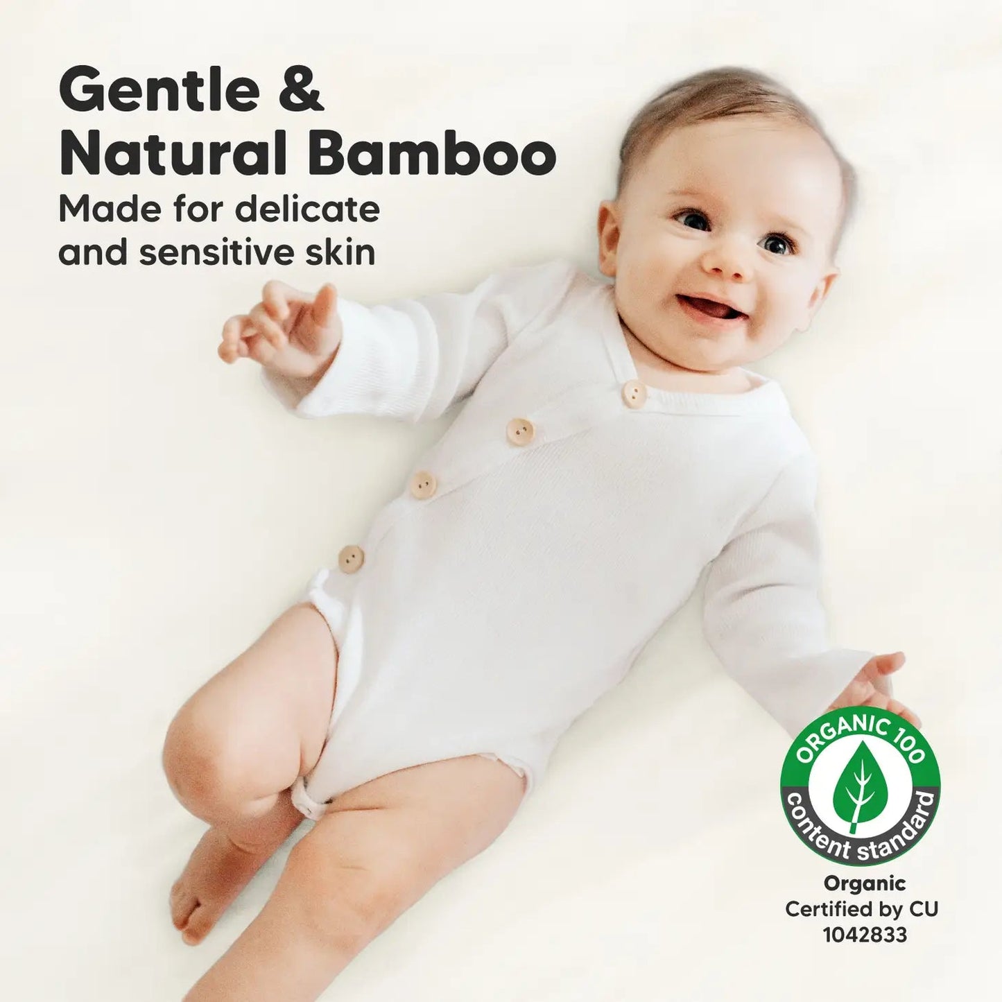 KeaBabies Gentle Bamboo Fitted Mini Crib Sheets - Bamboo My Baby