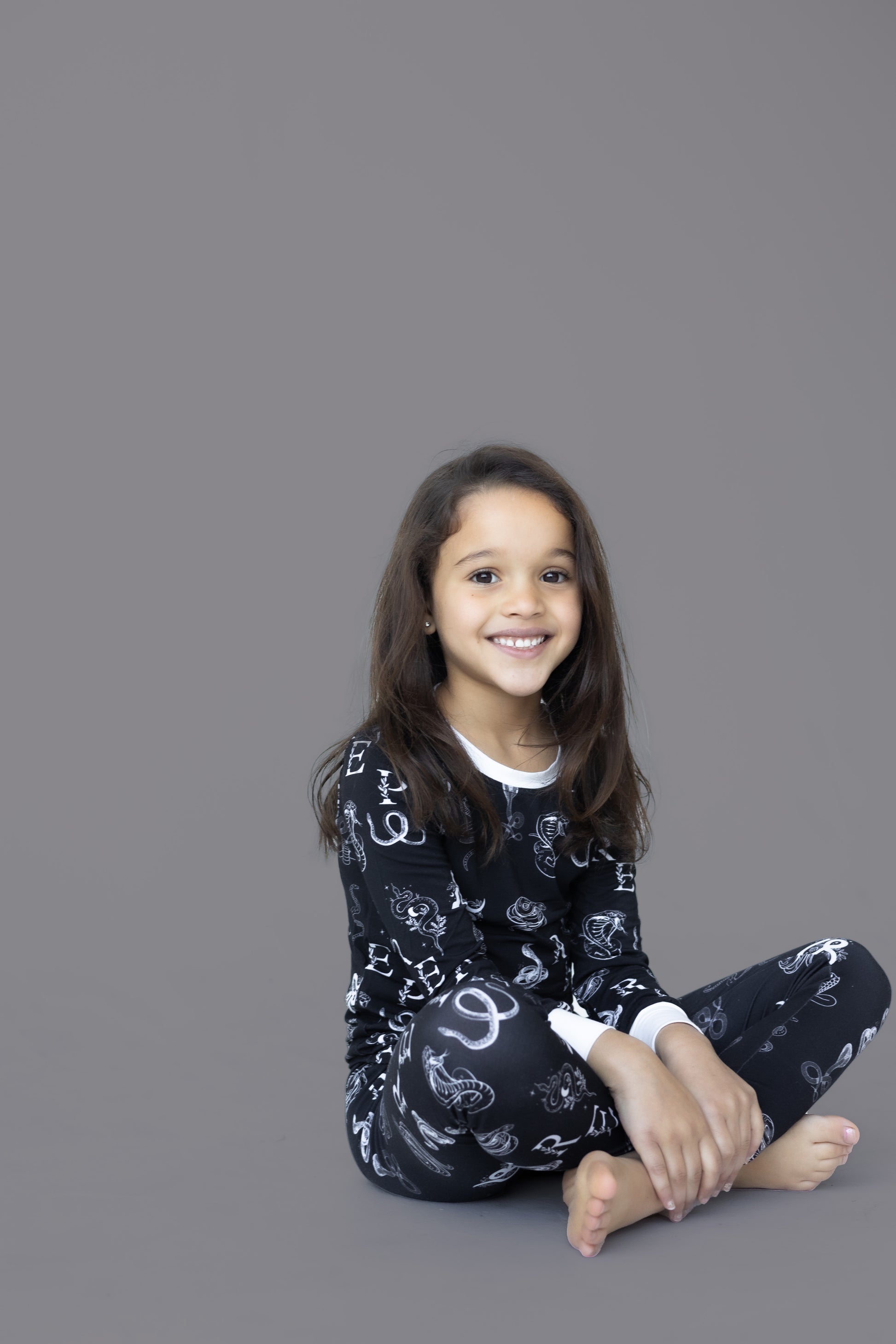 Black Snakes Bamboo Pajama Set PREORDER - Bamboo My Baby