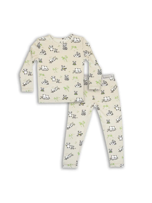 Panda Bamboo Kids Pajamas Two-Piece Set - Bamboo My Baby